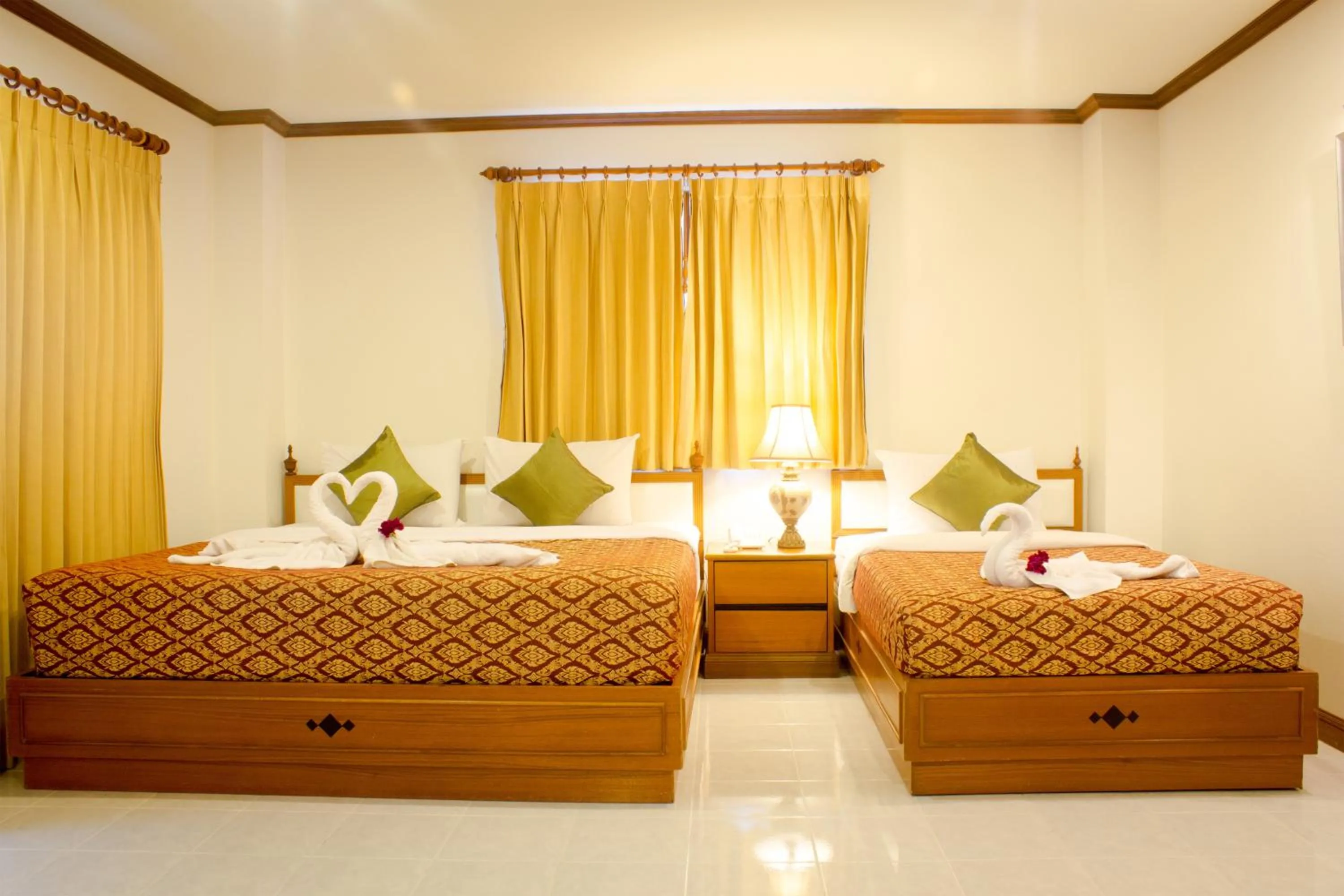 Bedroom, Bed in Hua Hin White Villa Hotel - SHA Certified