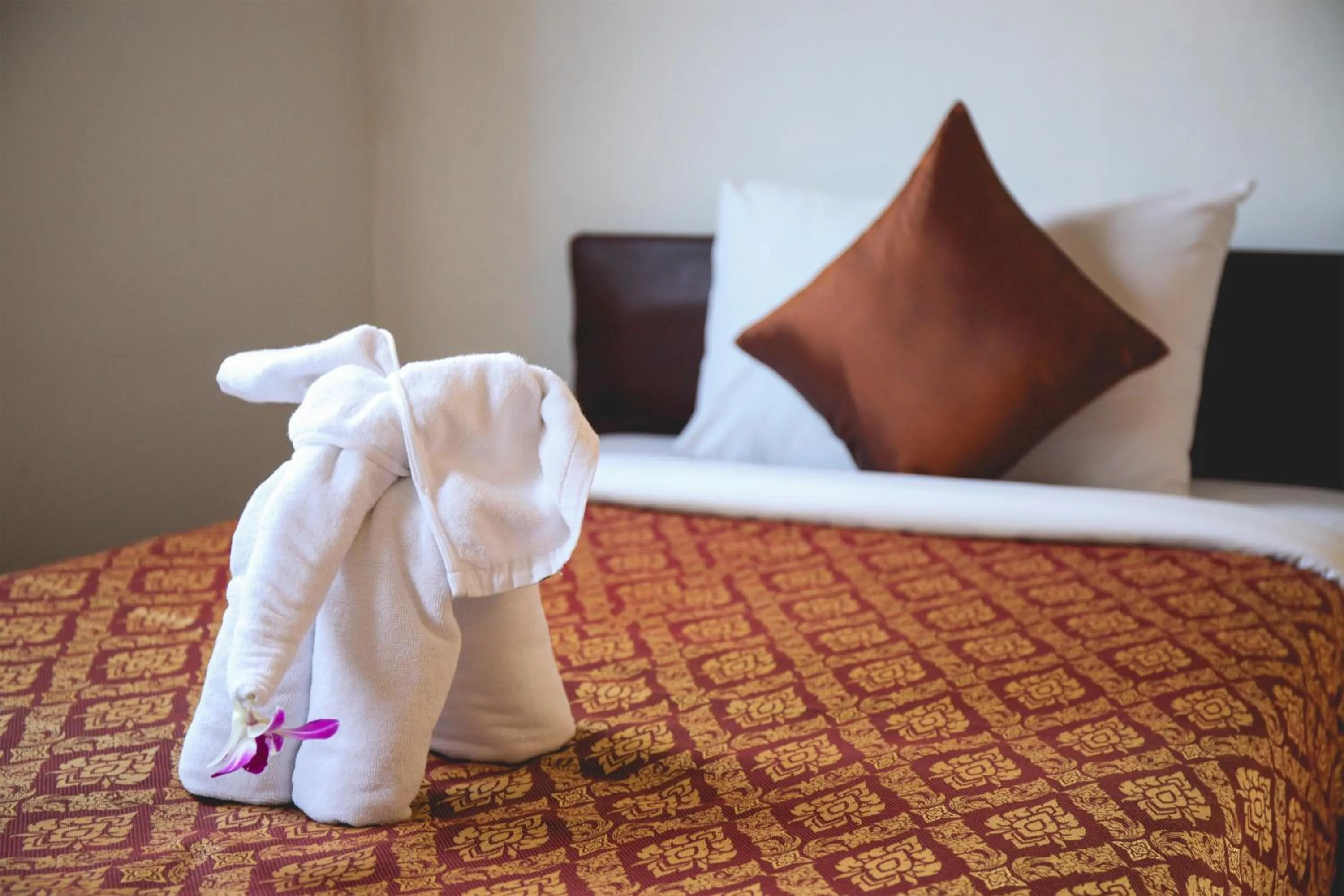 Bed in Hua Hin White Villa Hotel - SHA Certified