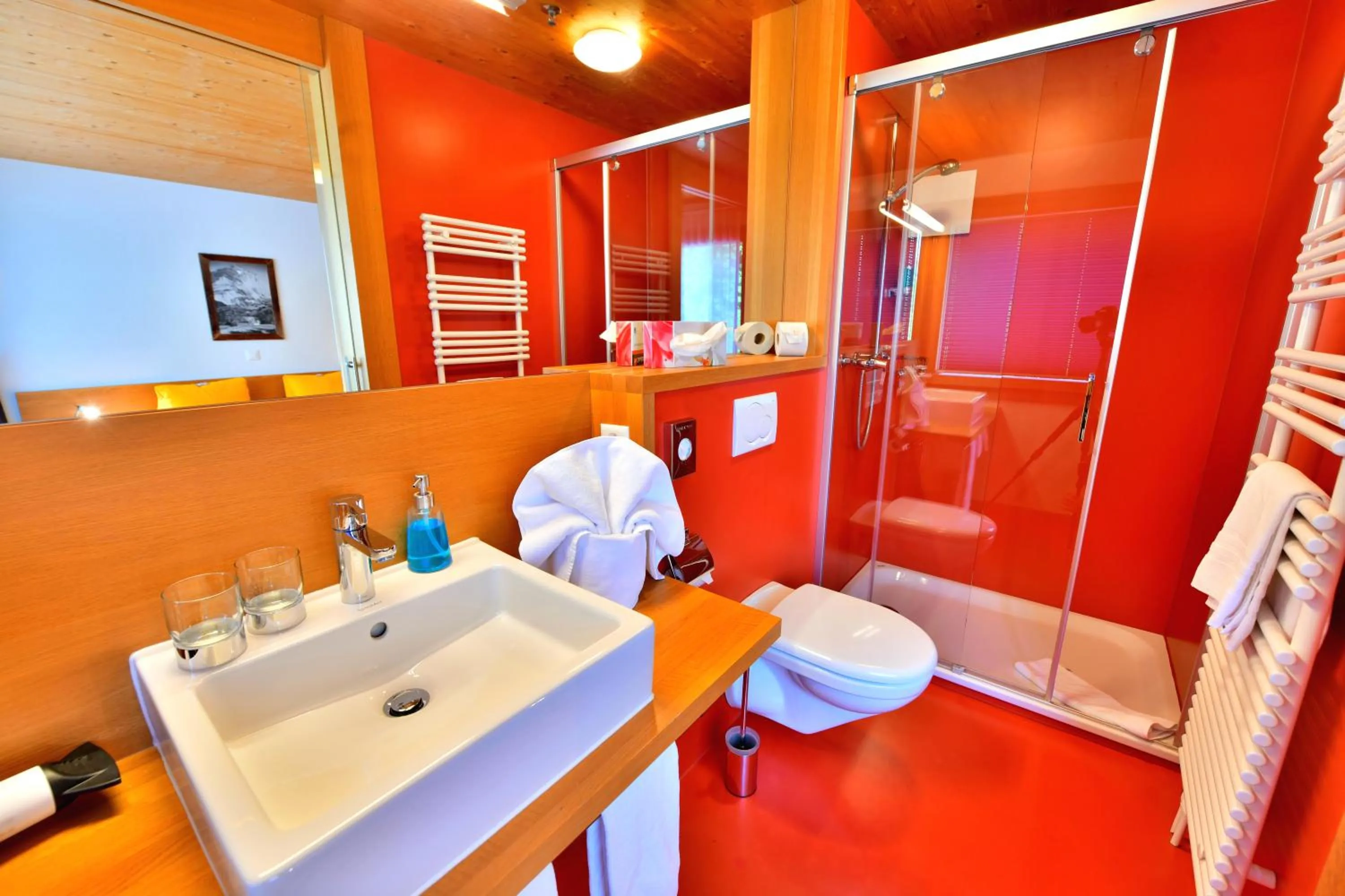 Bathroom in Hotel Wetterhorn