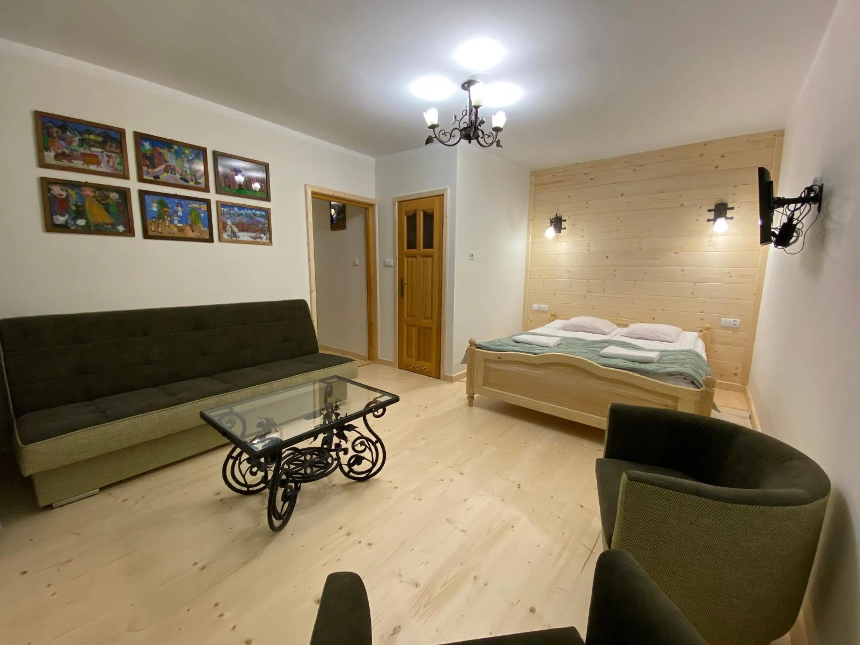 Living room, Bed in Moje Tatry Gluten Free