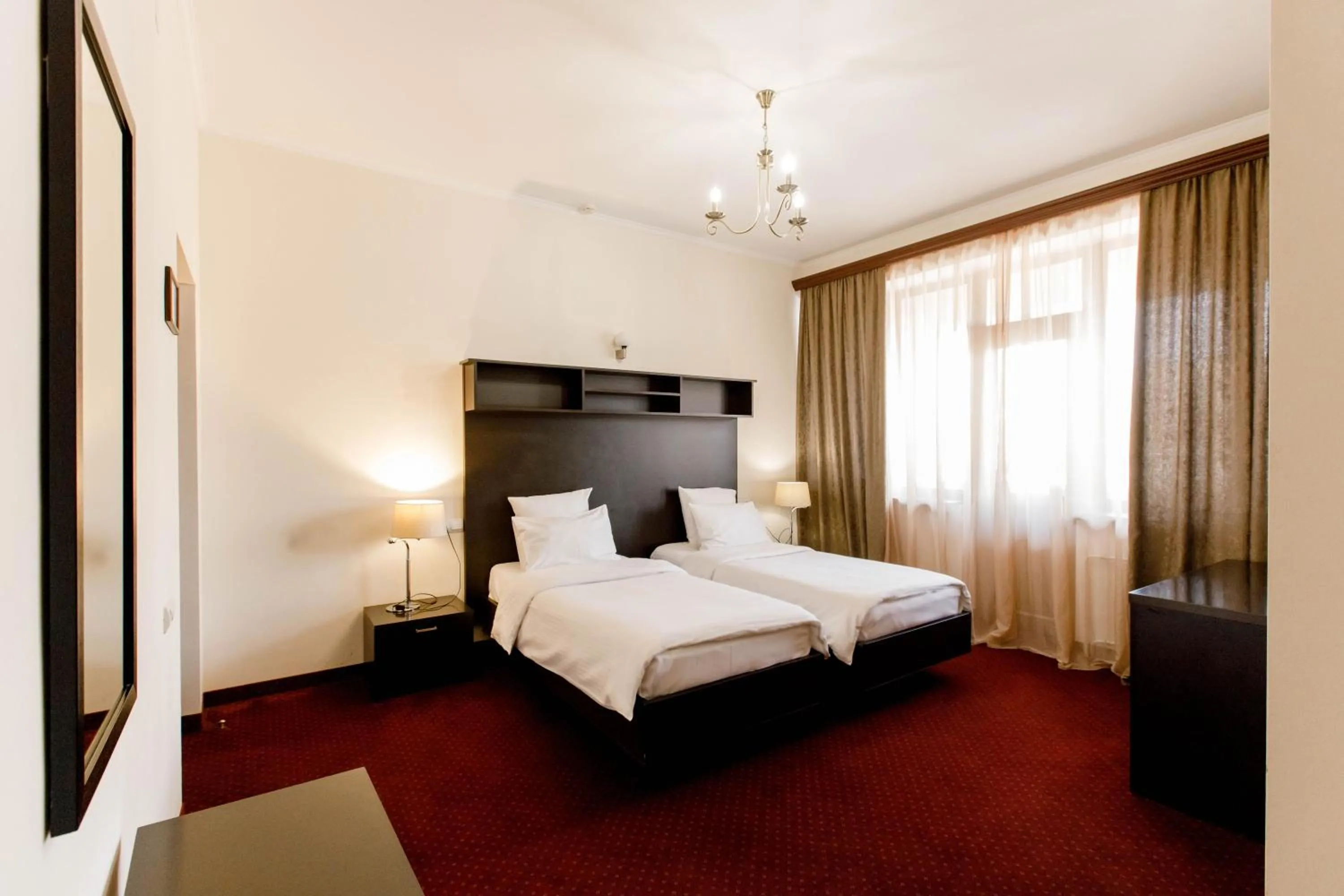 Bed in 14 Floor Hotel