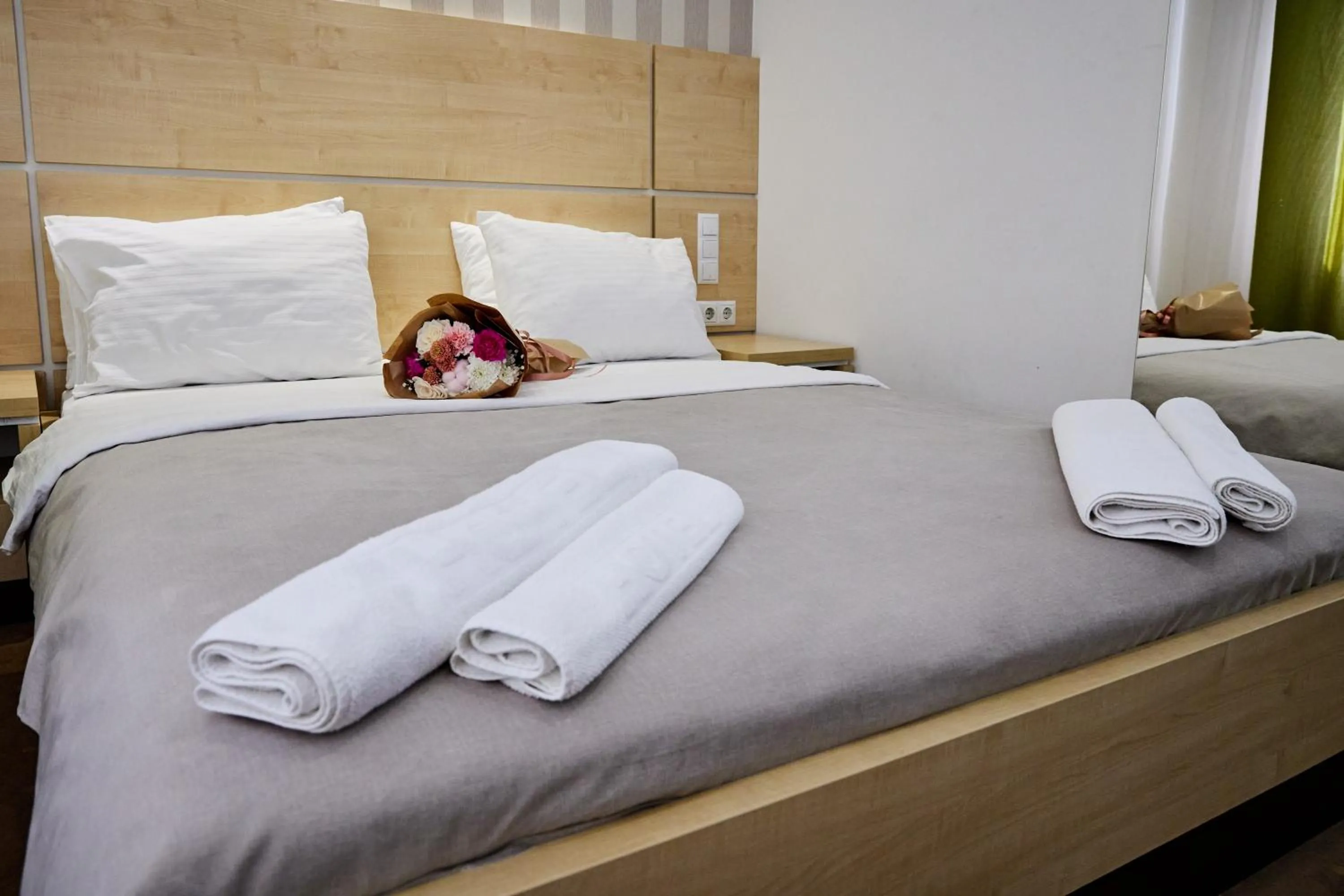 Bed in Laurus Motel Airport Tuzla