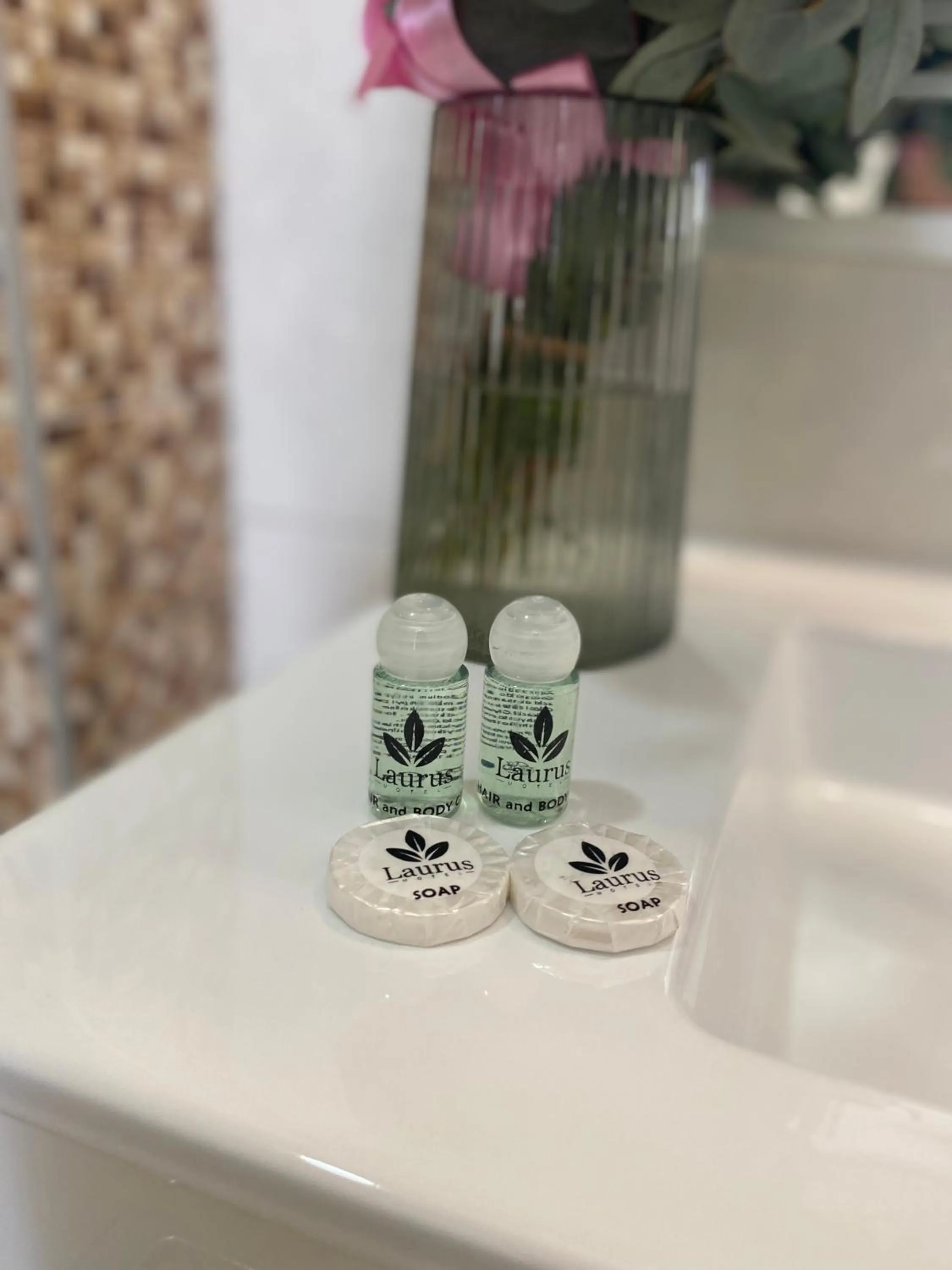 Bathroom in Laurus Motel Airport Tuzla