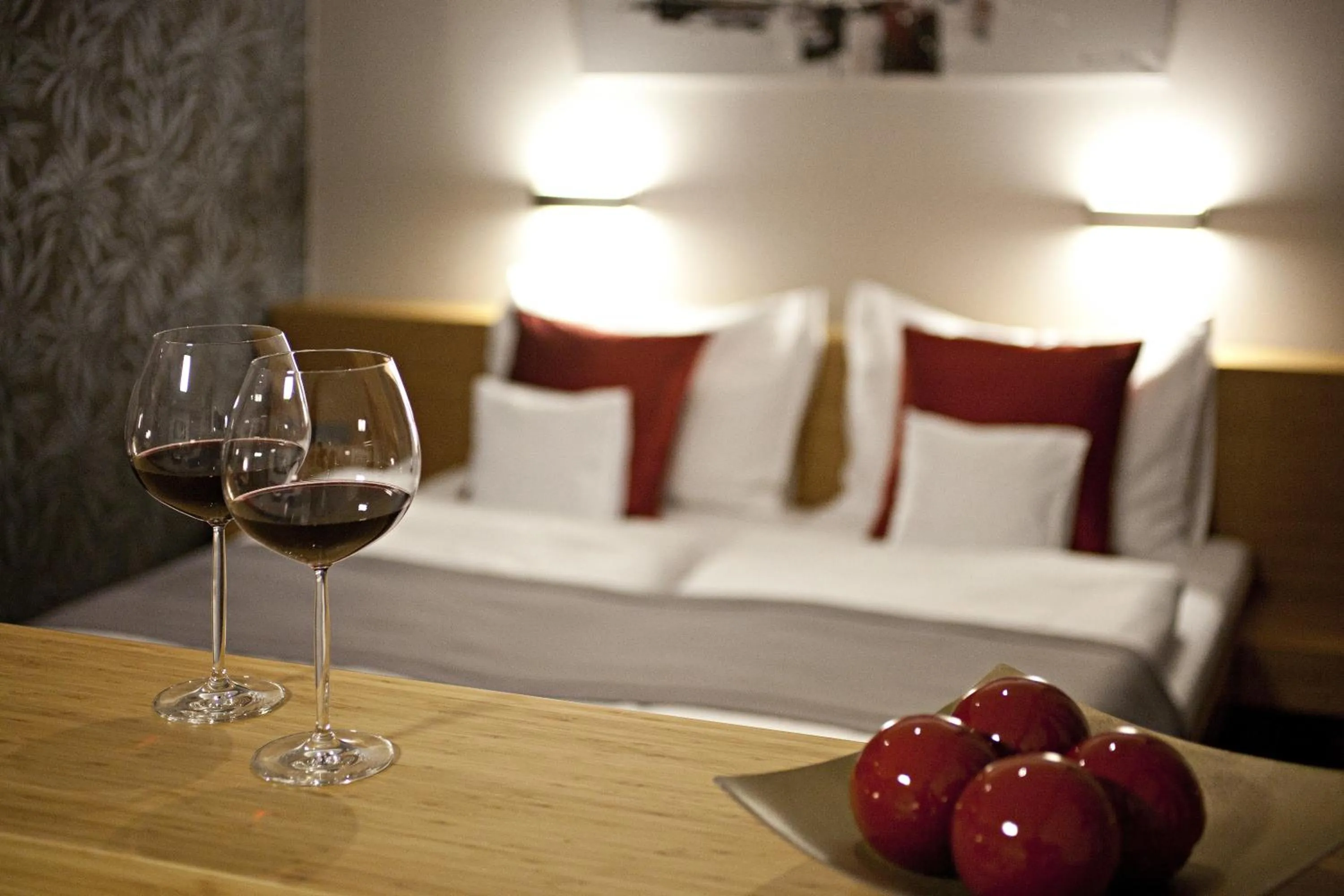 Decorative detail, Bed in Wellness Hotel ABÁCIE