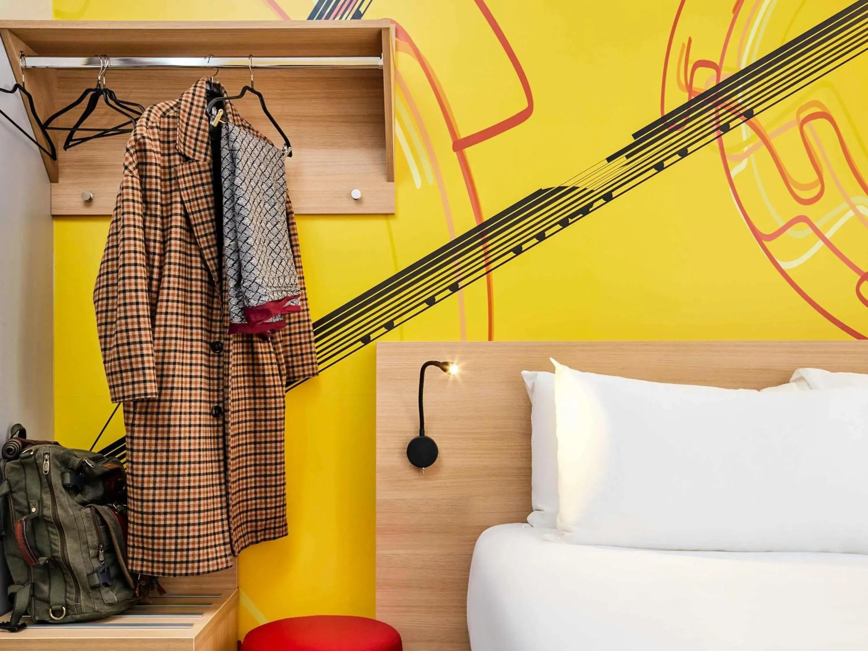 Bedroom, Bed in ibis Styles Marseille Gare Saint-Charles Bedroom, Bed in ibis Styles Marseille Gare Saint-Charles