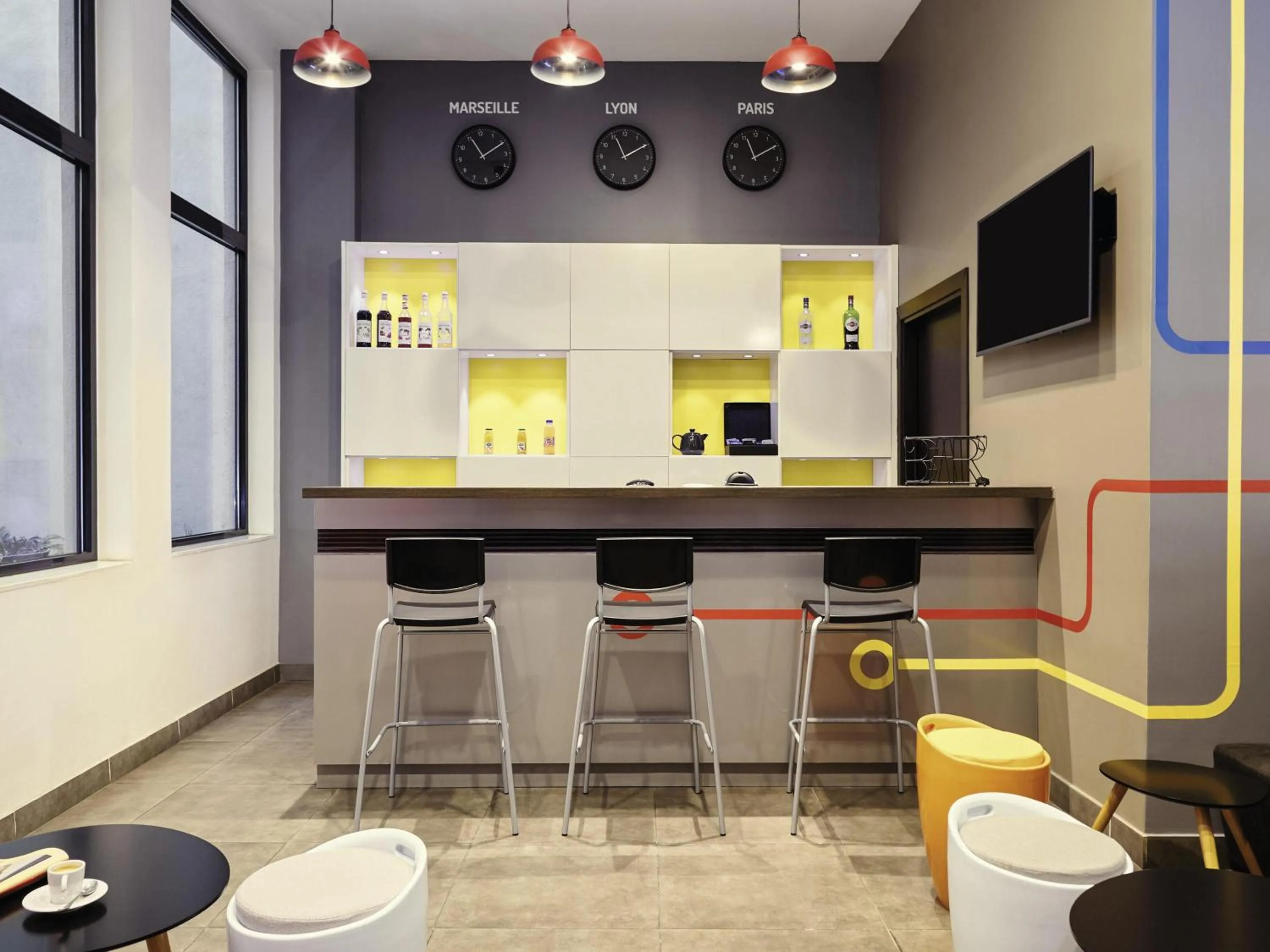 Lounge or bar in ibis Styles Marseille Gare Saint-Charles