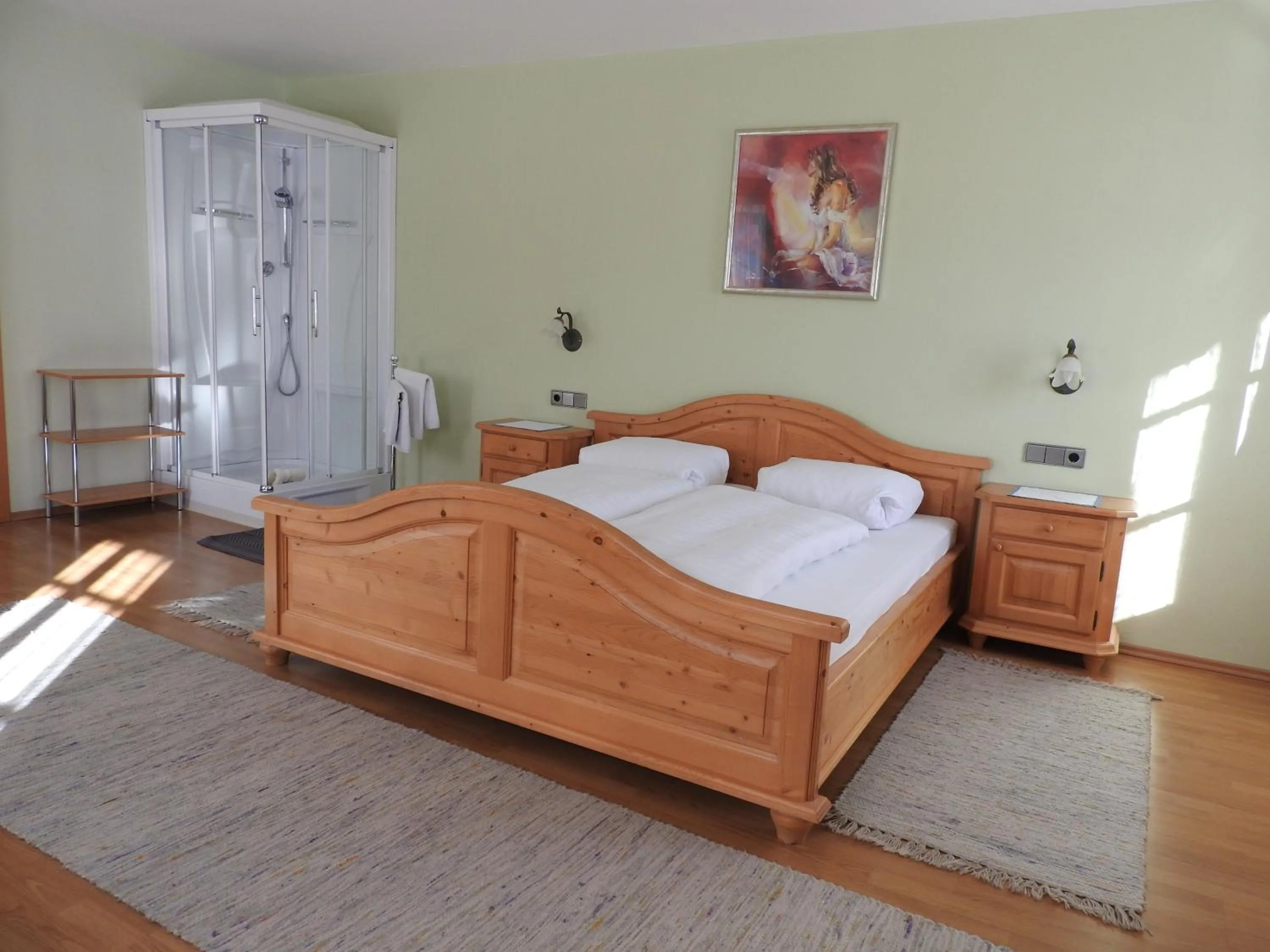 Photo of the whole room, Bed in Gästehaus Taner