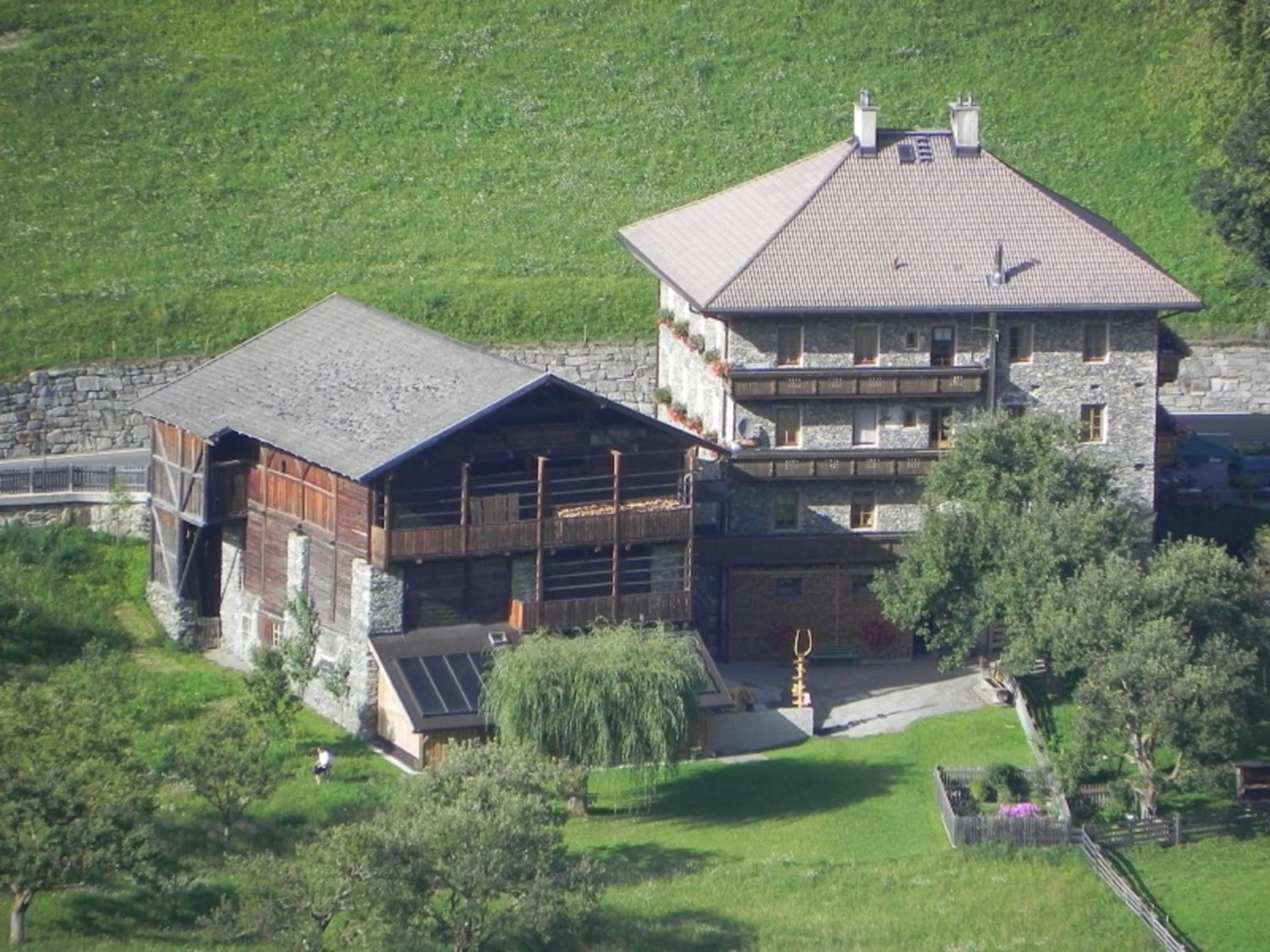 Bird's eye view in Gästehaus Taner