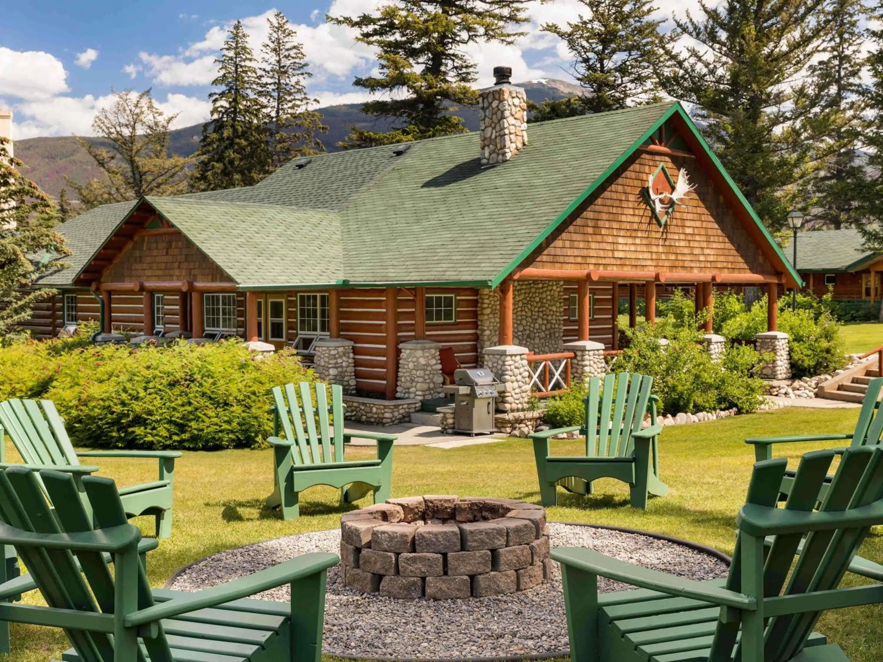 Property building in Fairmont Jasper Park Lodge