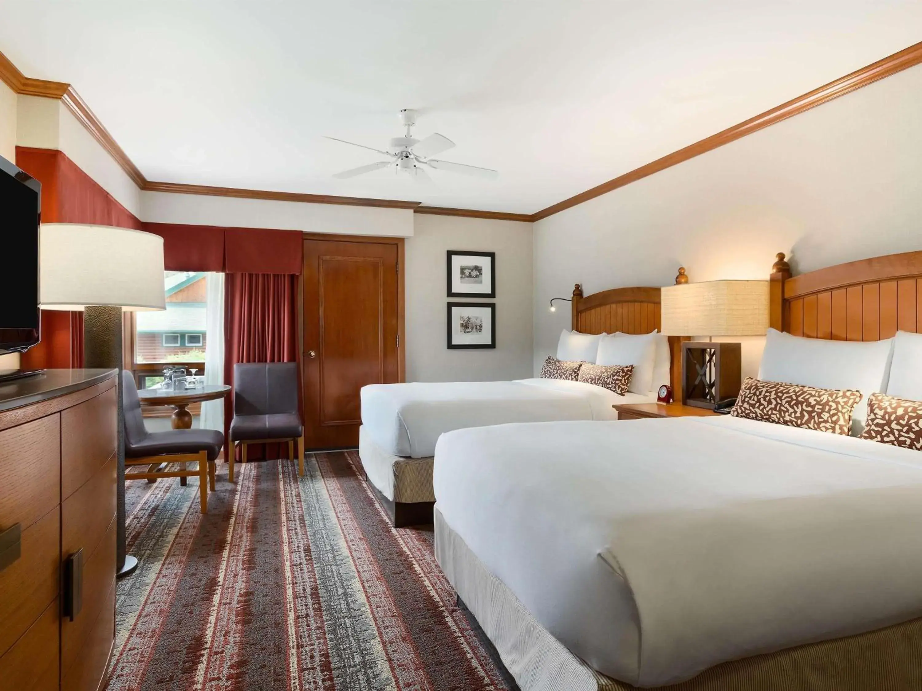 Bedroom, Bed in Fairmont Jasper Park Lodge Bedroom, Bed in Fairmont Jasper Park Lodge