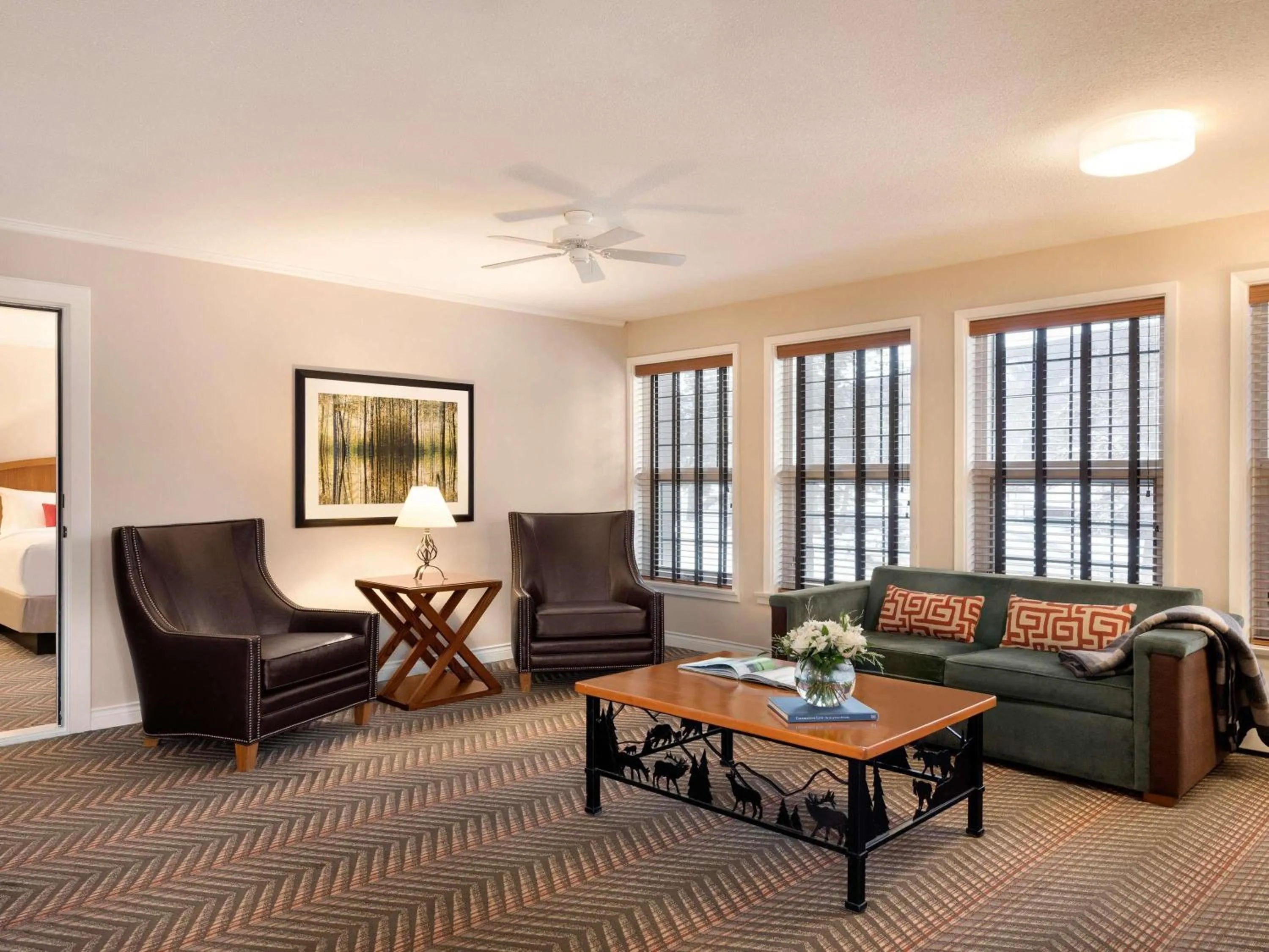 Bedroom in Fairmont Jasper Park Lodge