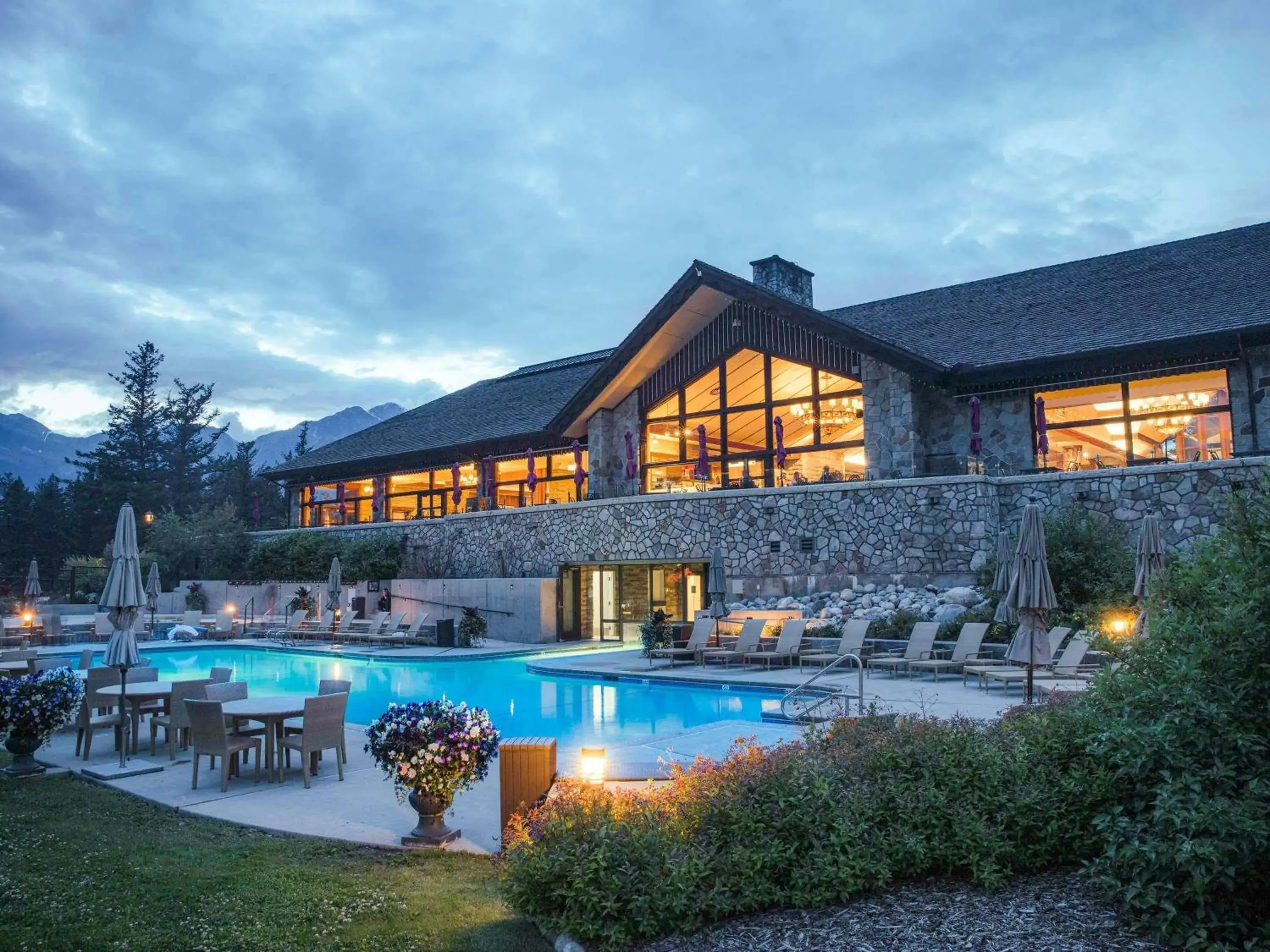 Property building in Fairmont Jasper Park Lodge Property building in Fairmont Jasper Park Lodge