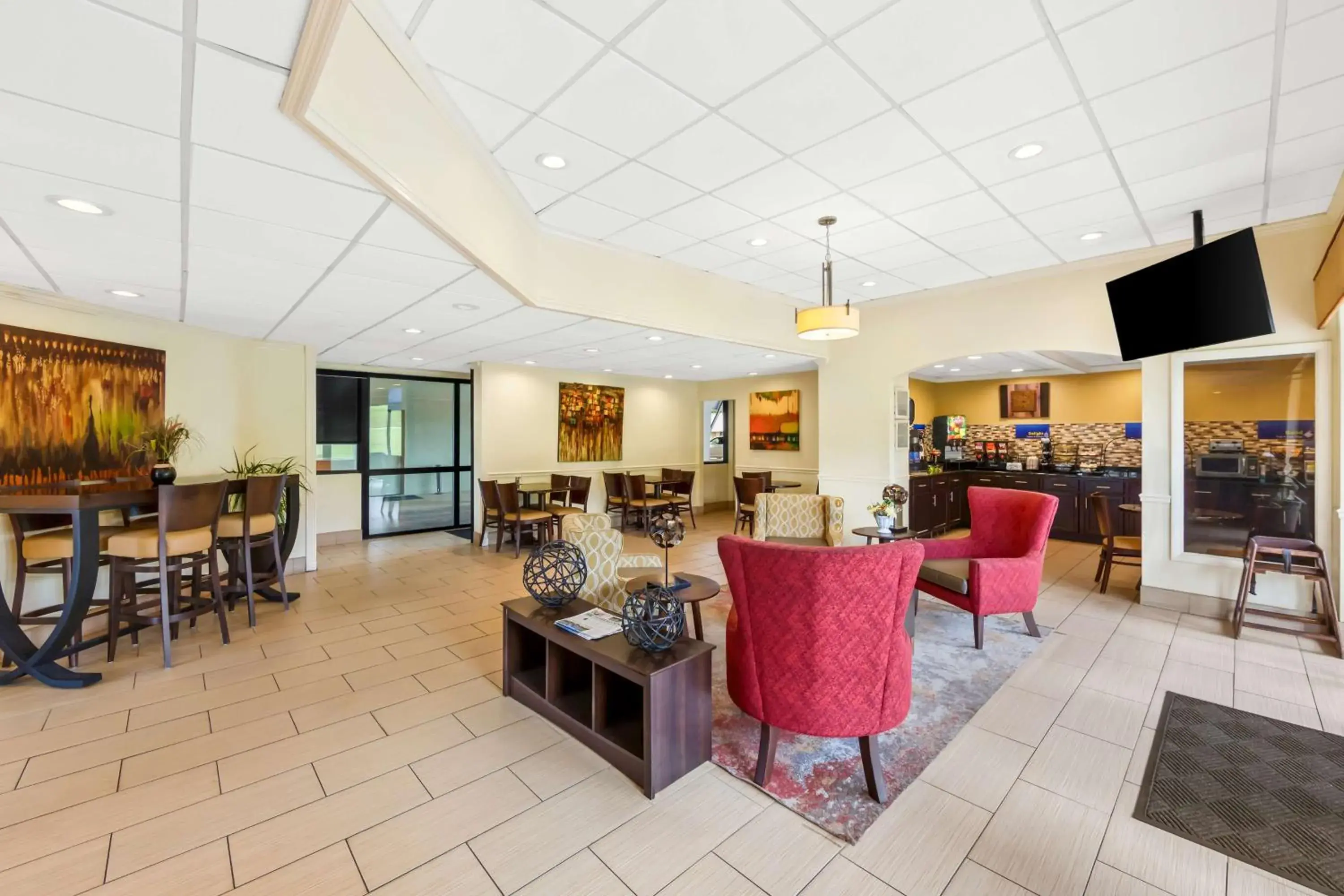 Lobby or reception in Best Western Dayton Lobby or reception in Best Western Dayton