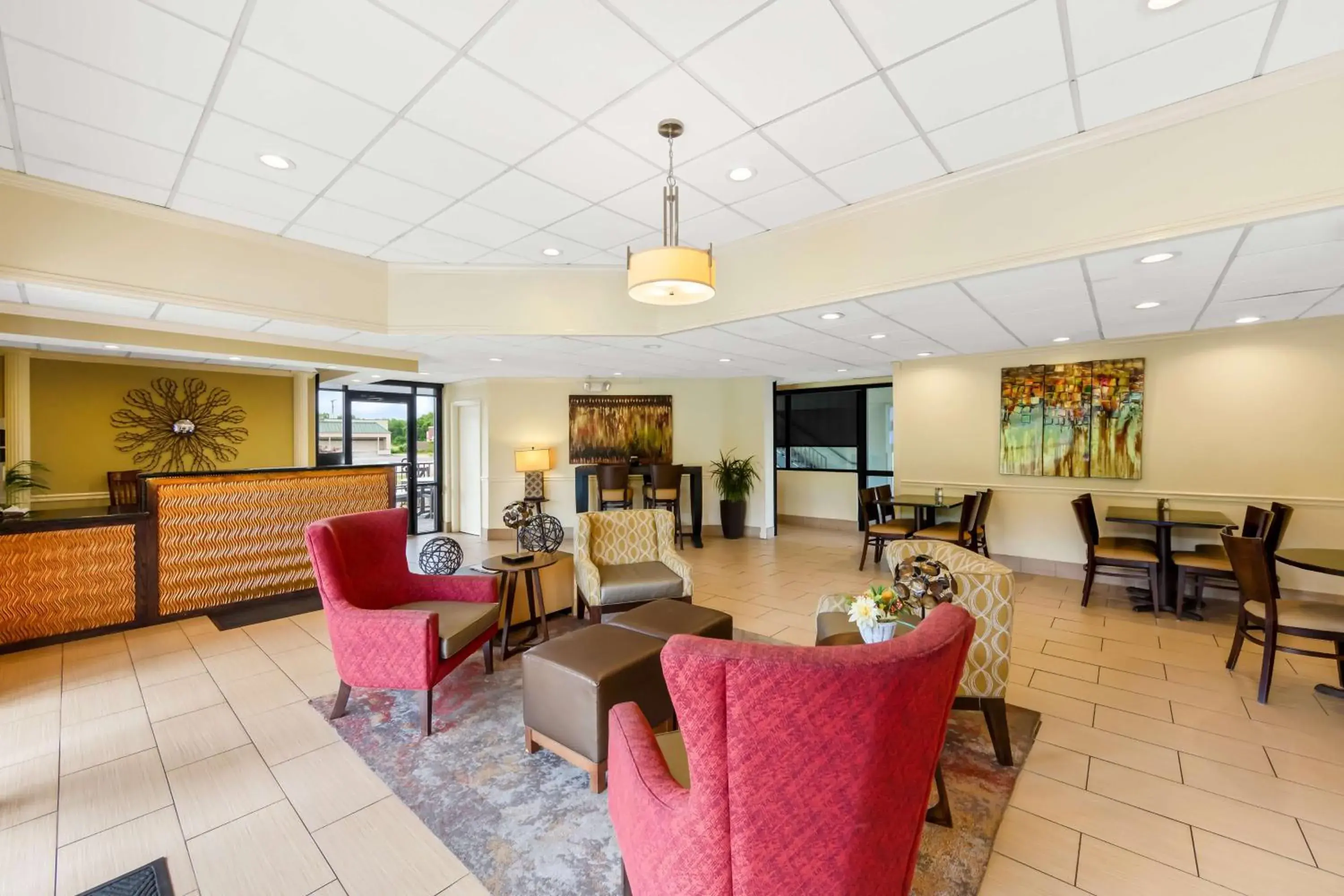 Lobby or reception in Best Western Dayton Lobby or reception in Best Western Dayton