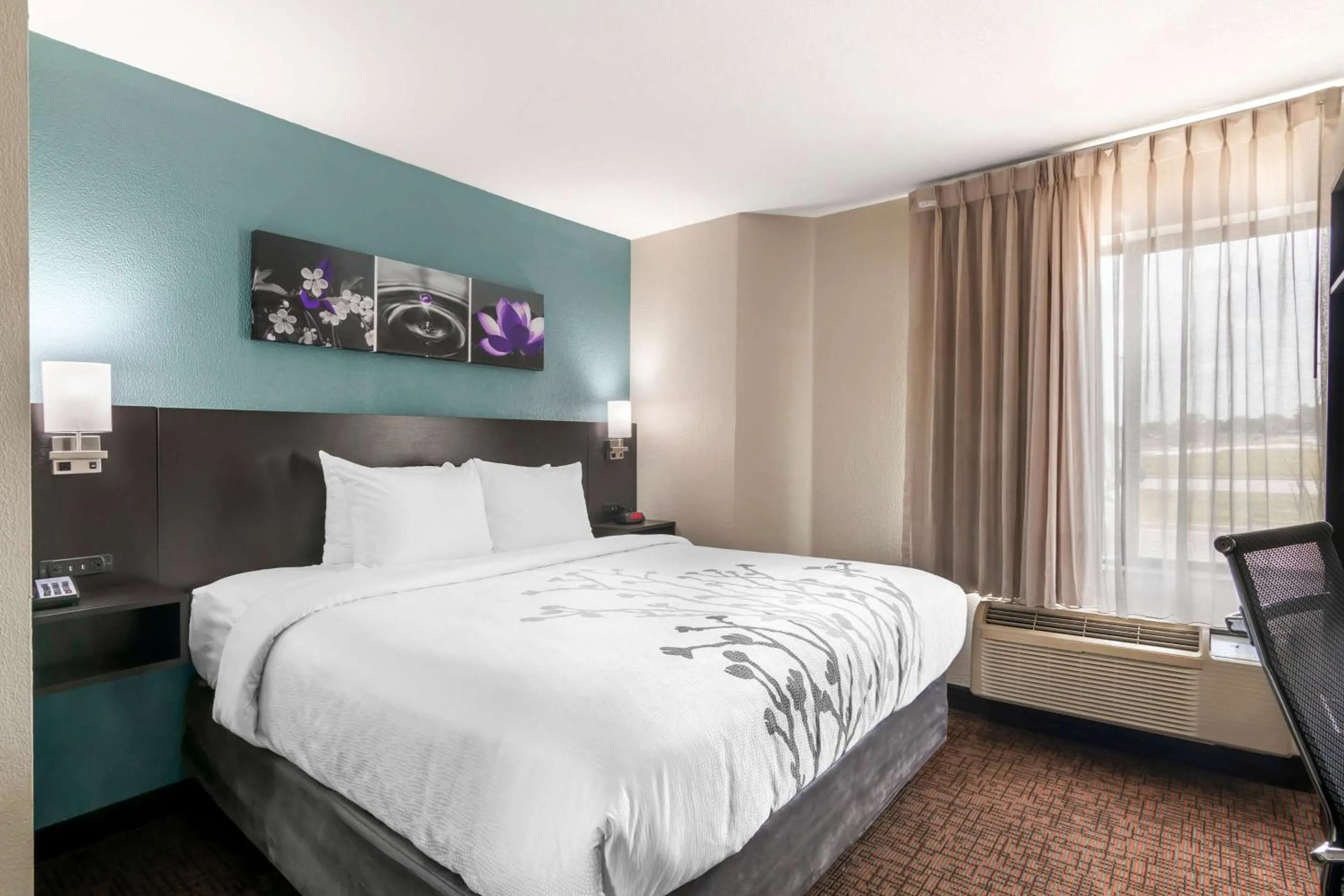 Bedroom, Bed in Sleep Inn Olathe - Kansas City