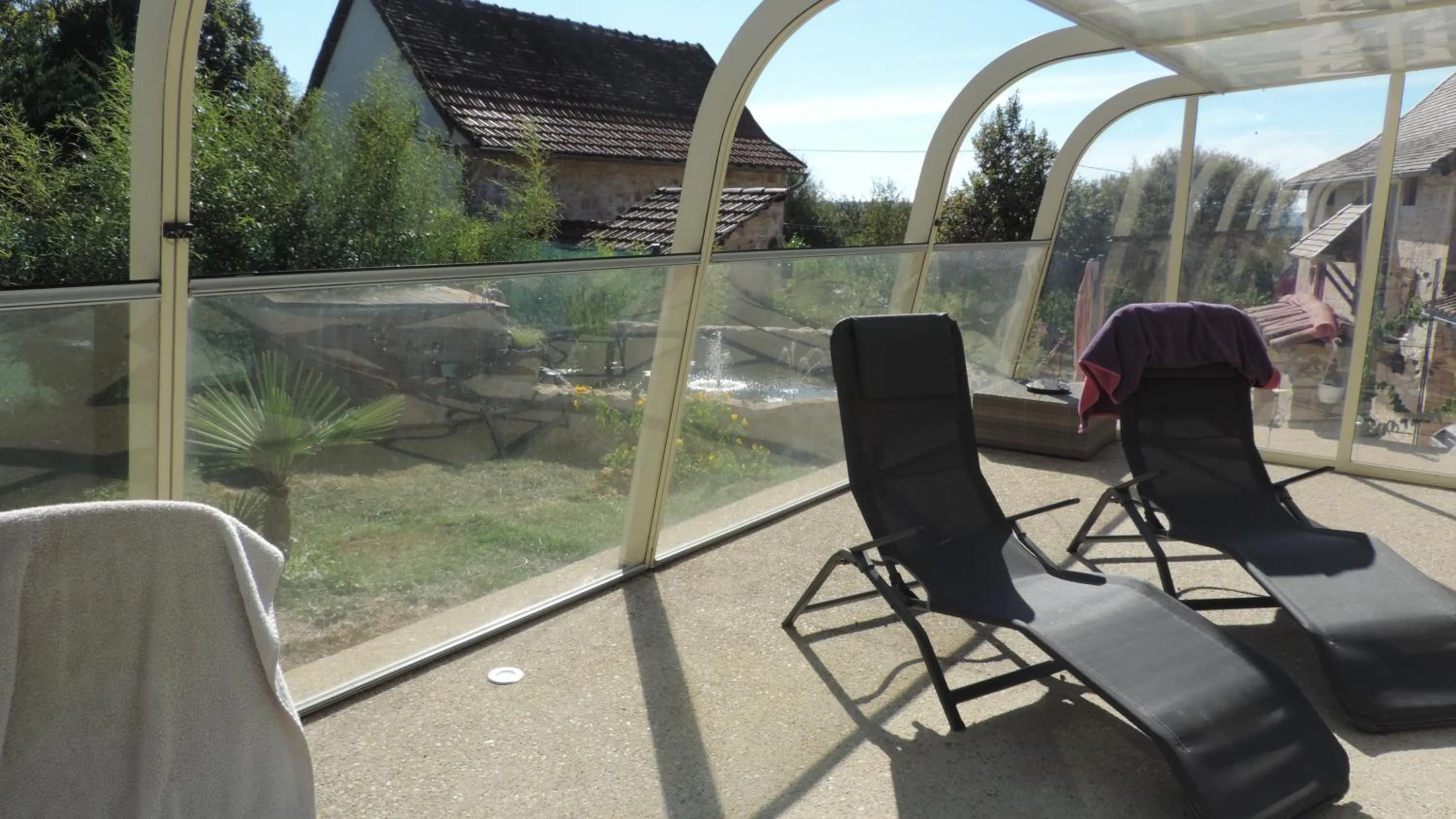 Garden in Le Mas de Cascabel