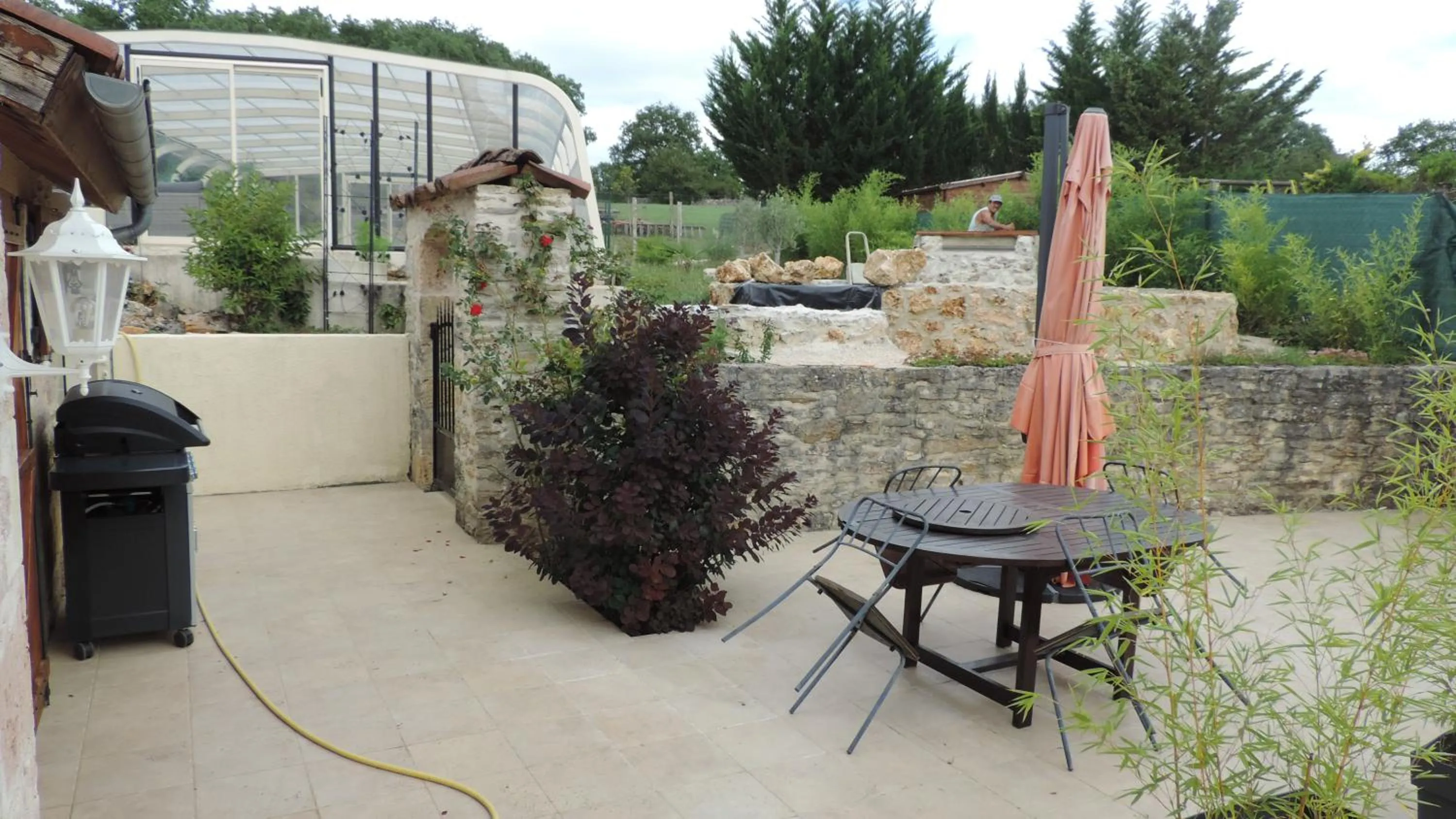 Patio in Le Mas de Cascabel