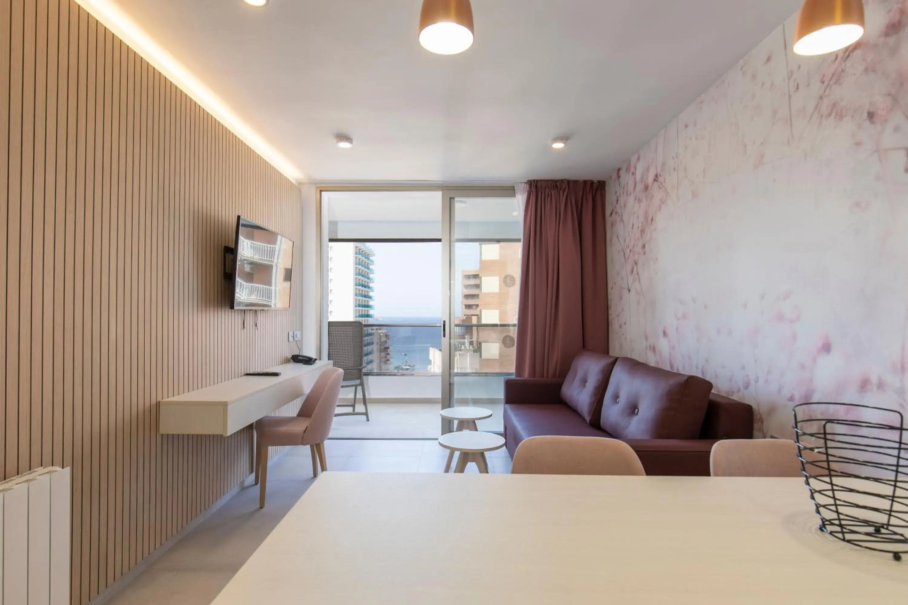 Living room in Aparthotel BCL Levante Beach Living room in Aparthotel BCL Levante Beach