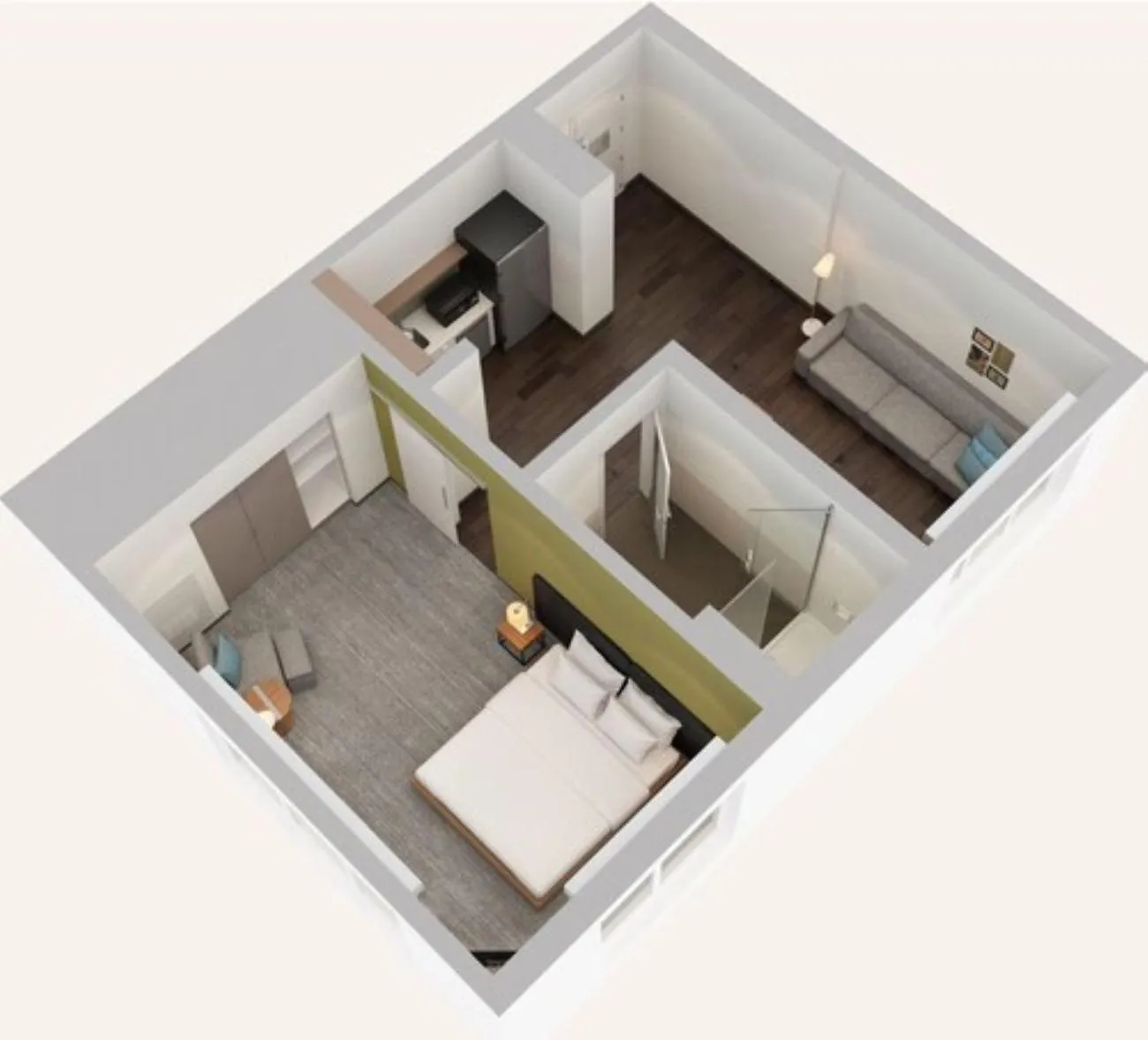 Bathroom in Element Miami International Airport