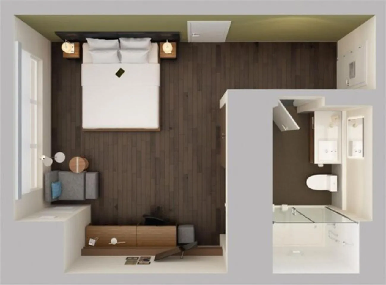 Bathroom in Element Miami International Airport