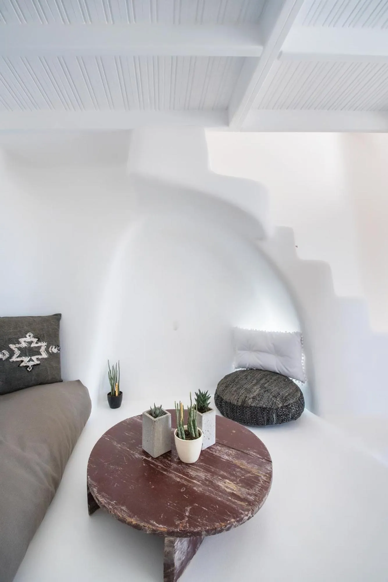 Seating area in Sophia Boutique Hotel