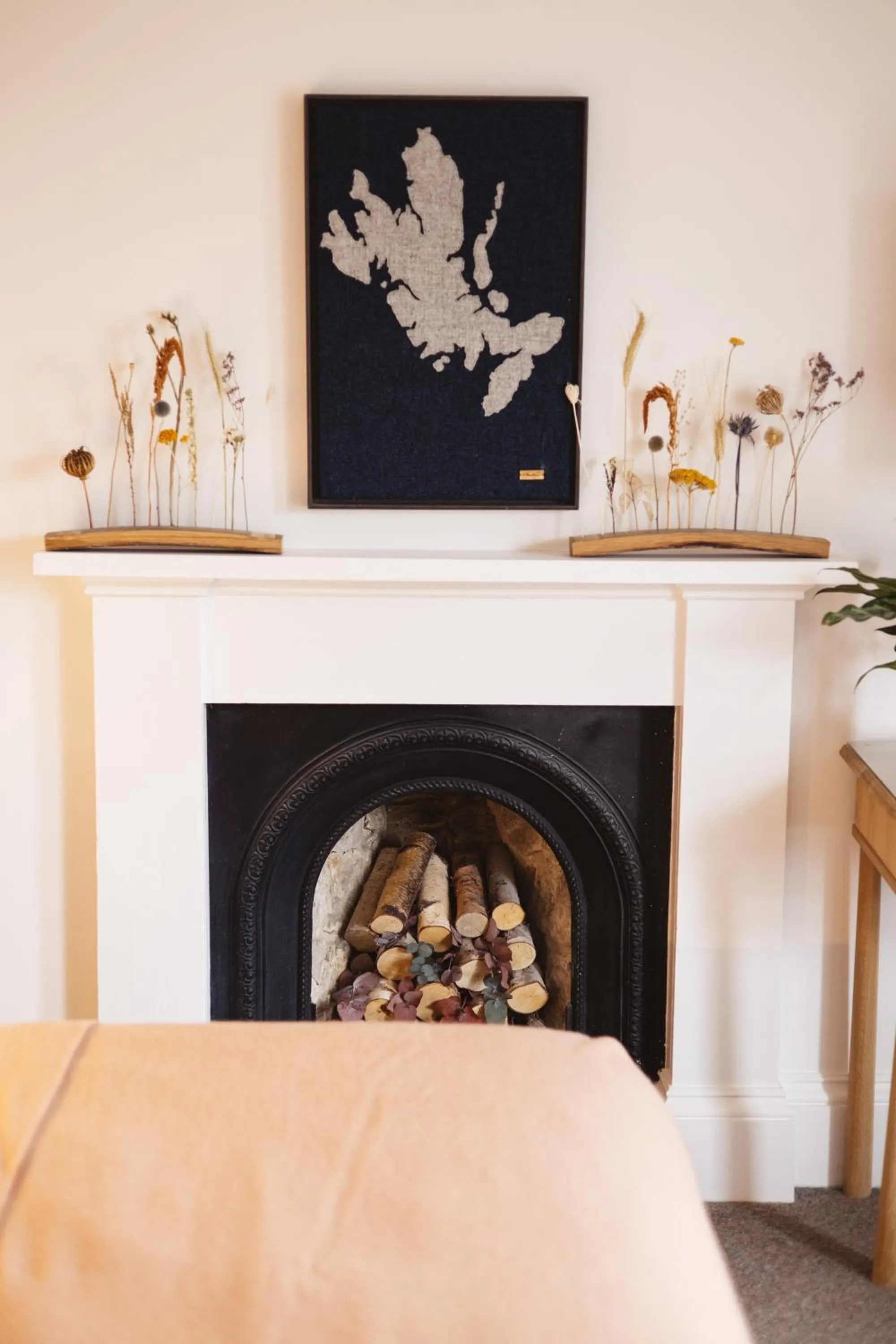 Decorative detail in Isle of Raasay Distillery