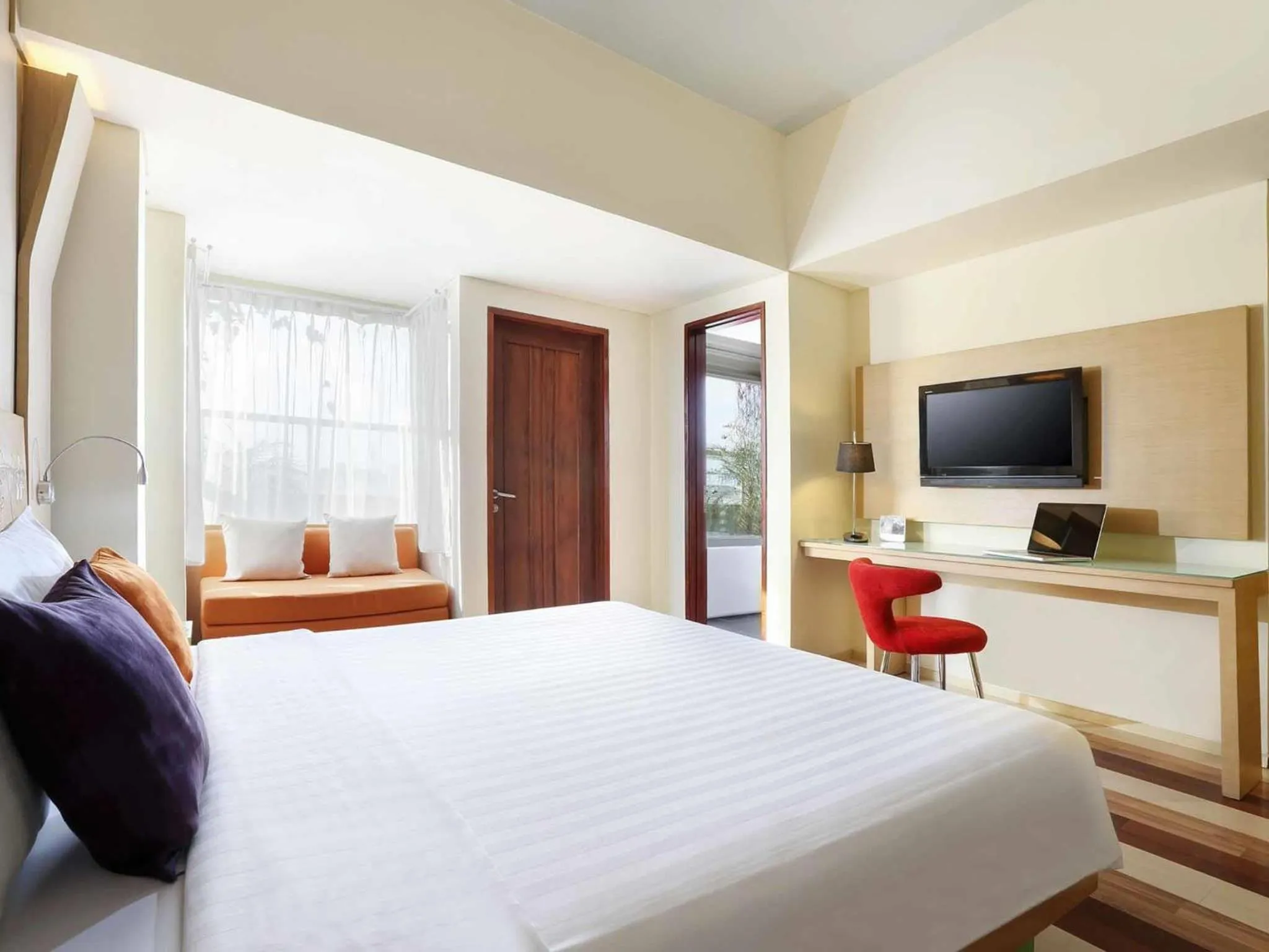 Bedroom, Bed in ibis Styles Yogyakarta