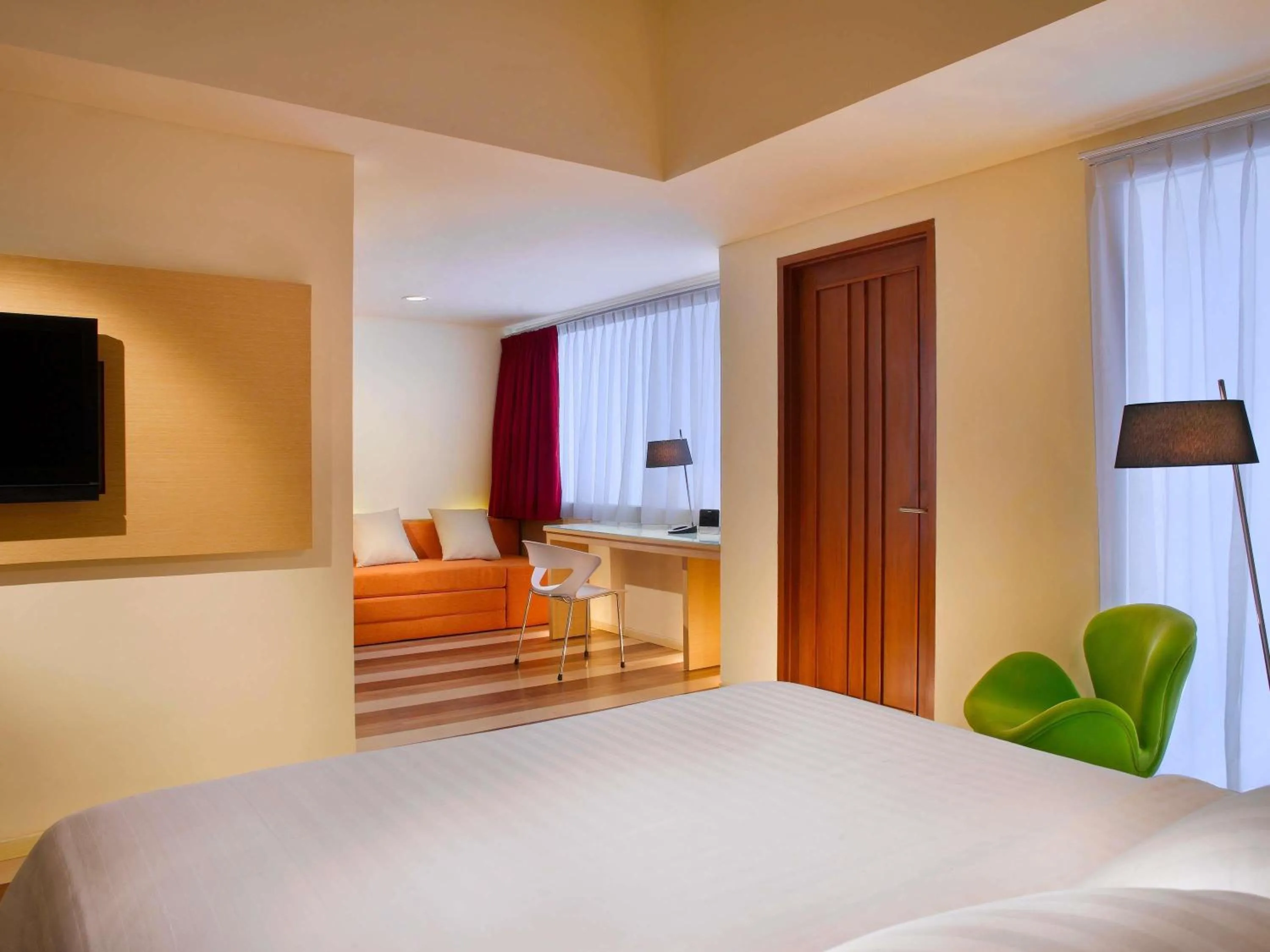 Bedroom, Bed in ibis Styles Yogyakarta