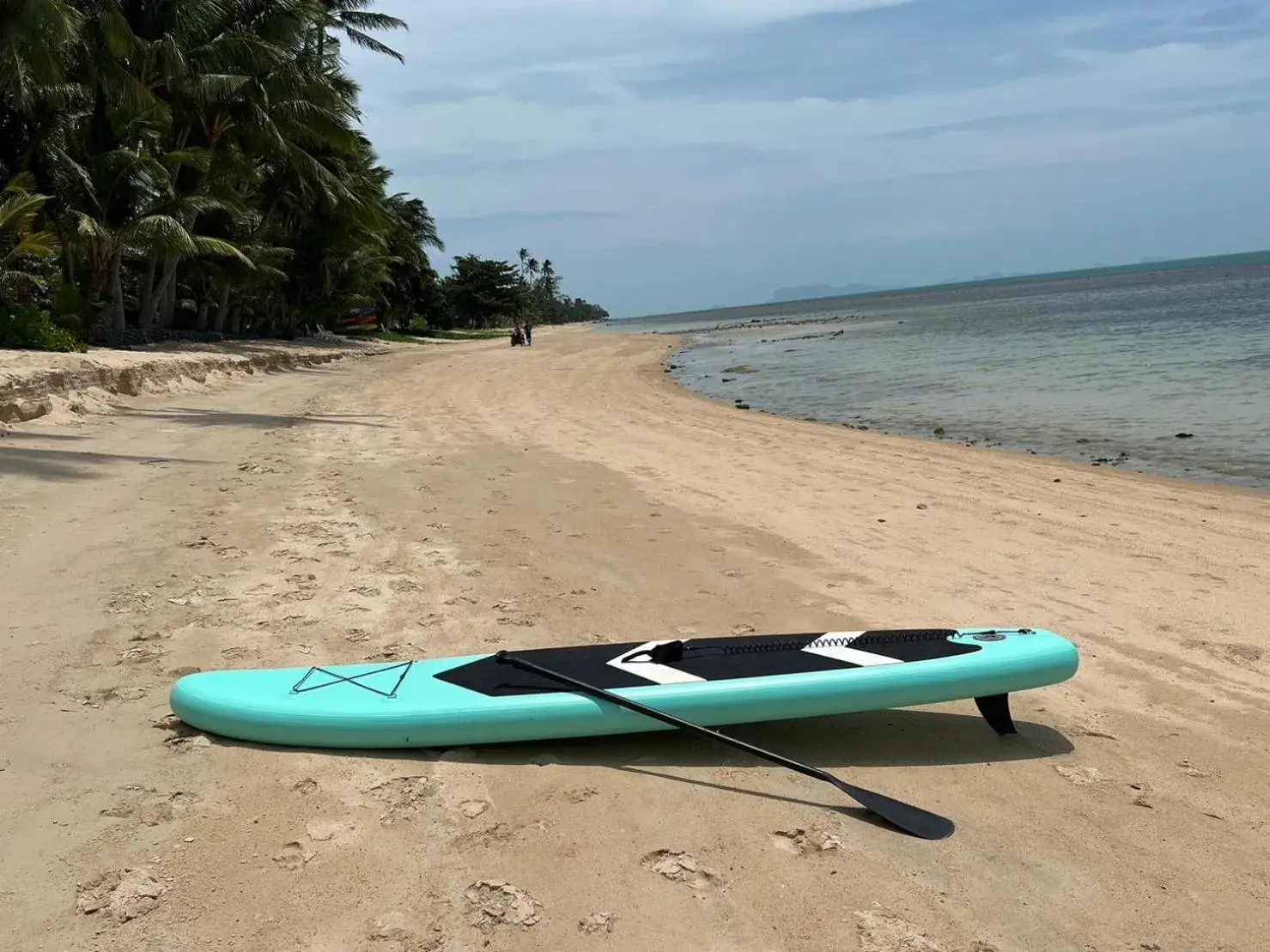 Beach in Bangpo Village Beach in Bangpo Village
