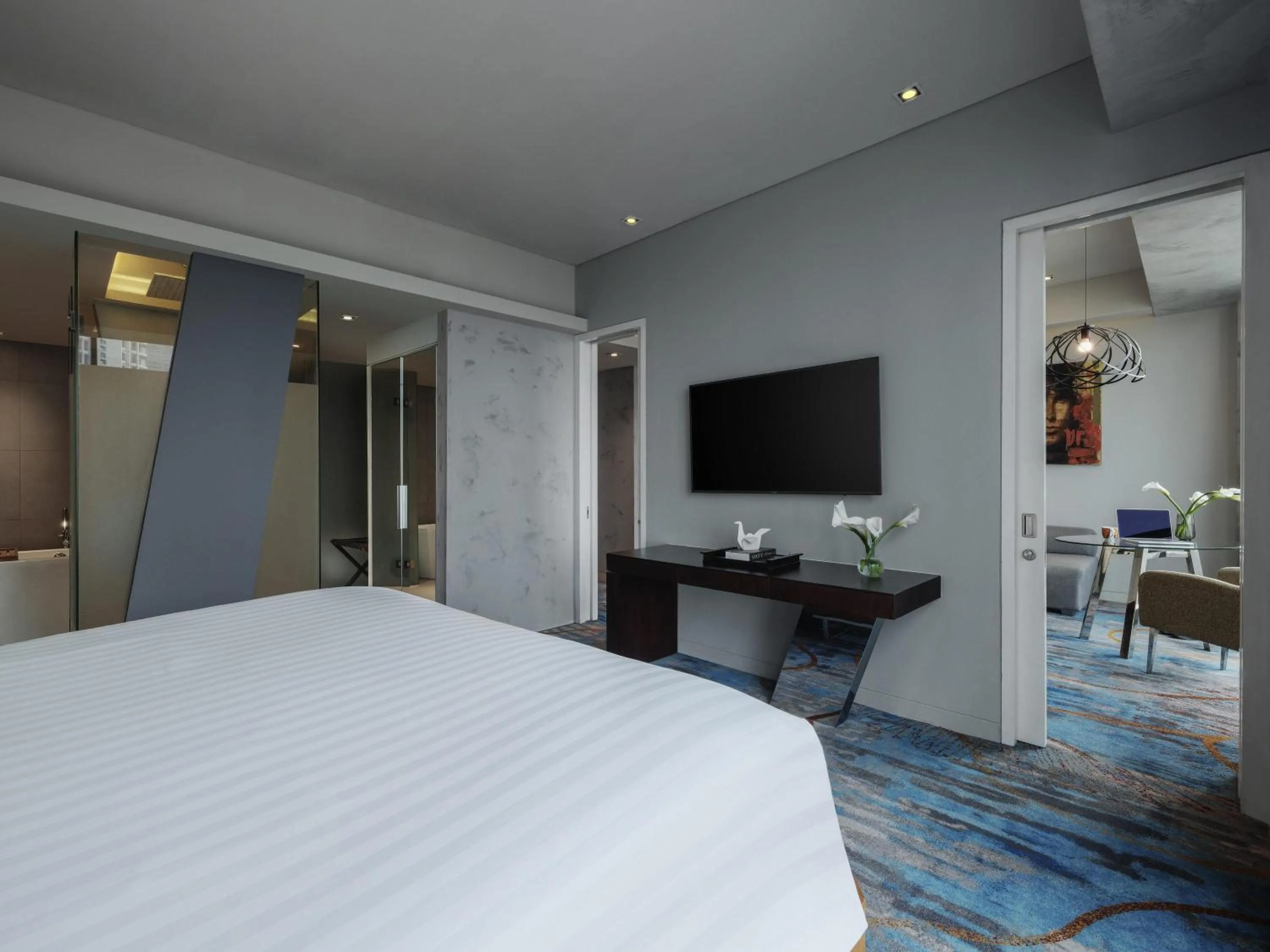 Bedroom, Bed in Pullman Jakarta Central Park