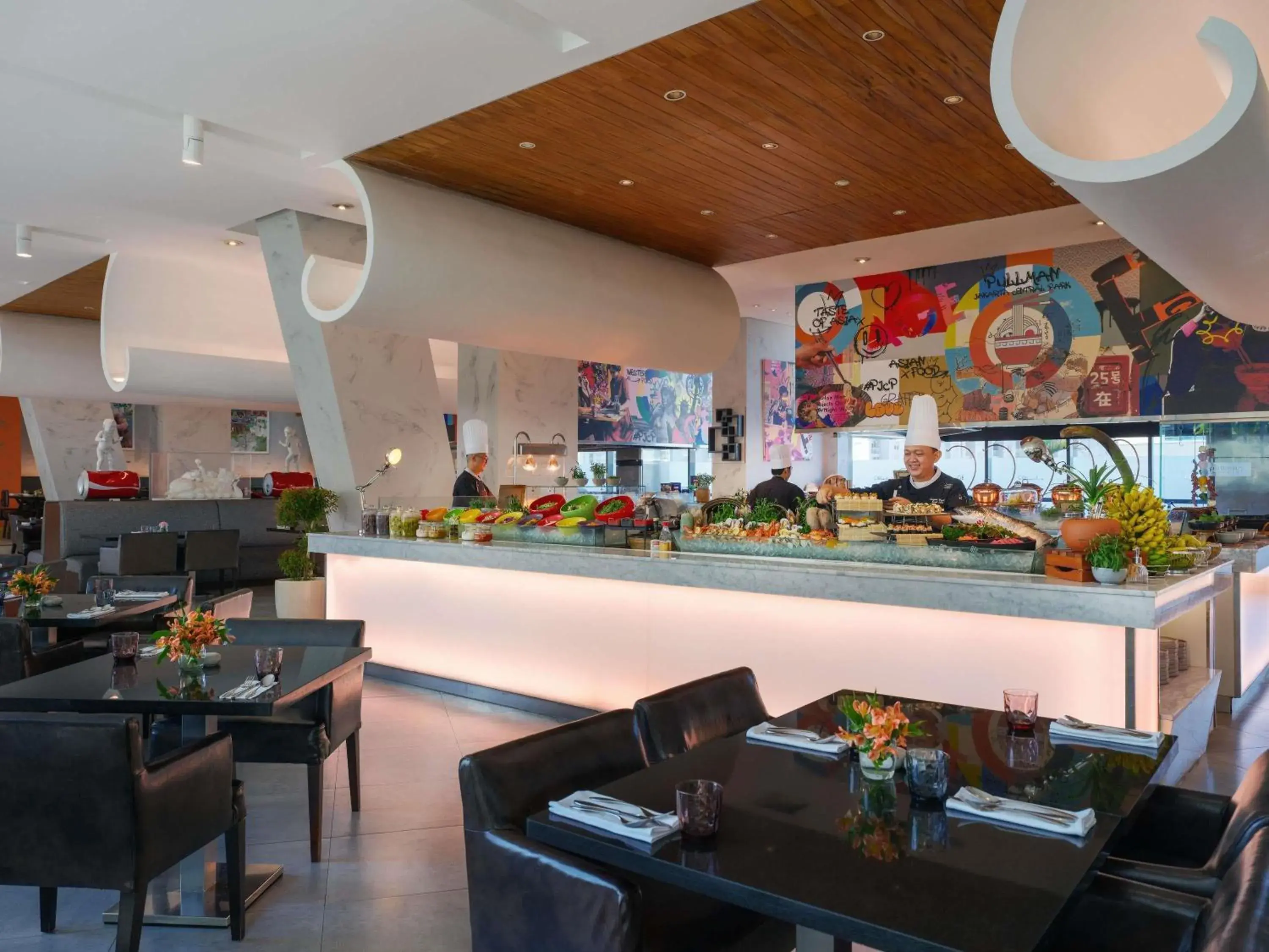 Restaurant/places to eat in Pullman Jakarta Central Park Restaurant/places to eat in Pullman Jakarta Central Park