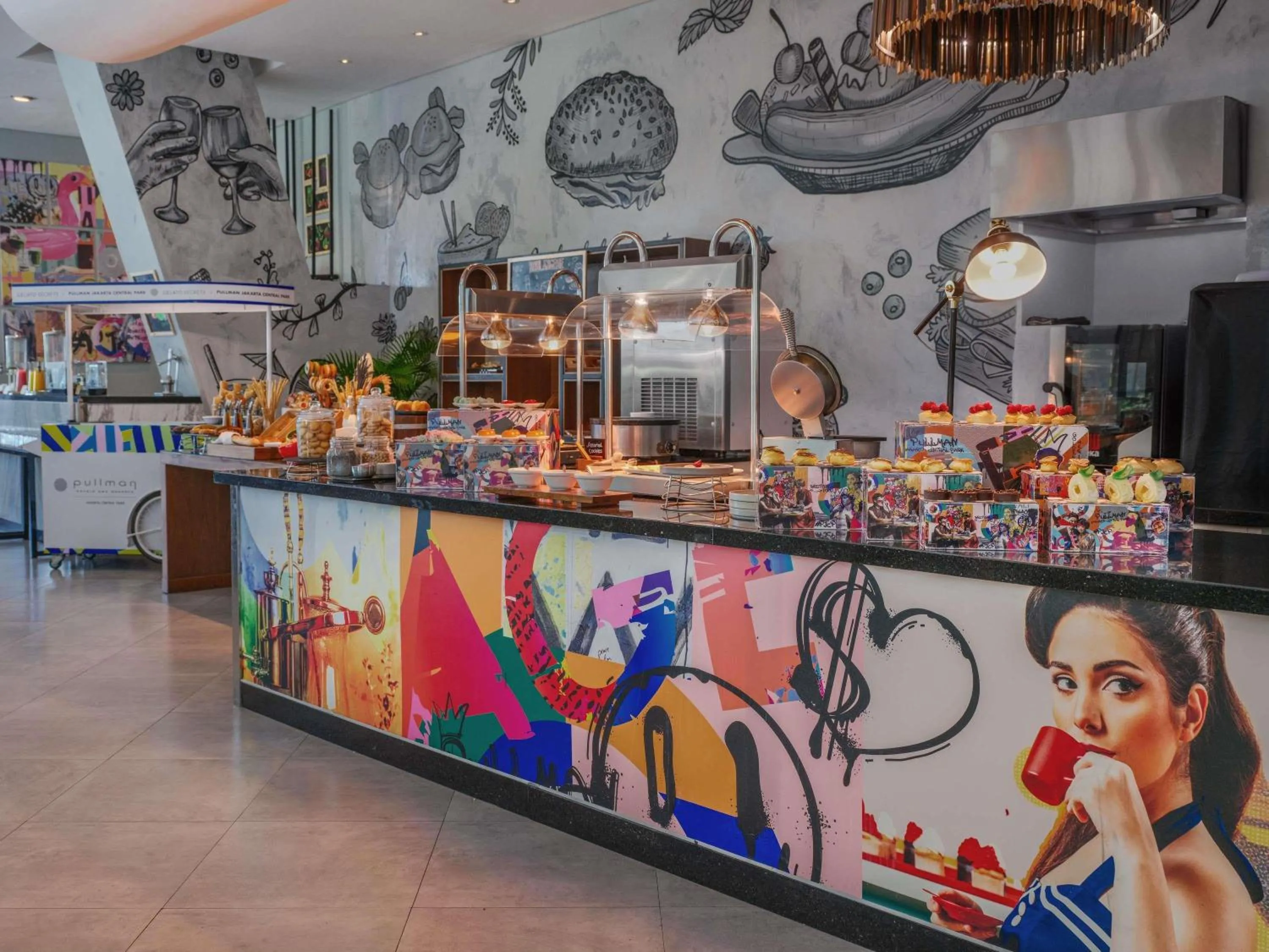 Restaurant/places to eat in Pullman Jakarta Central Park