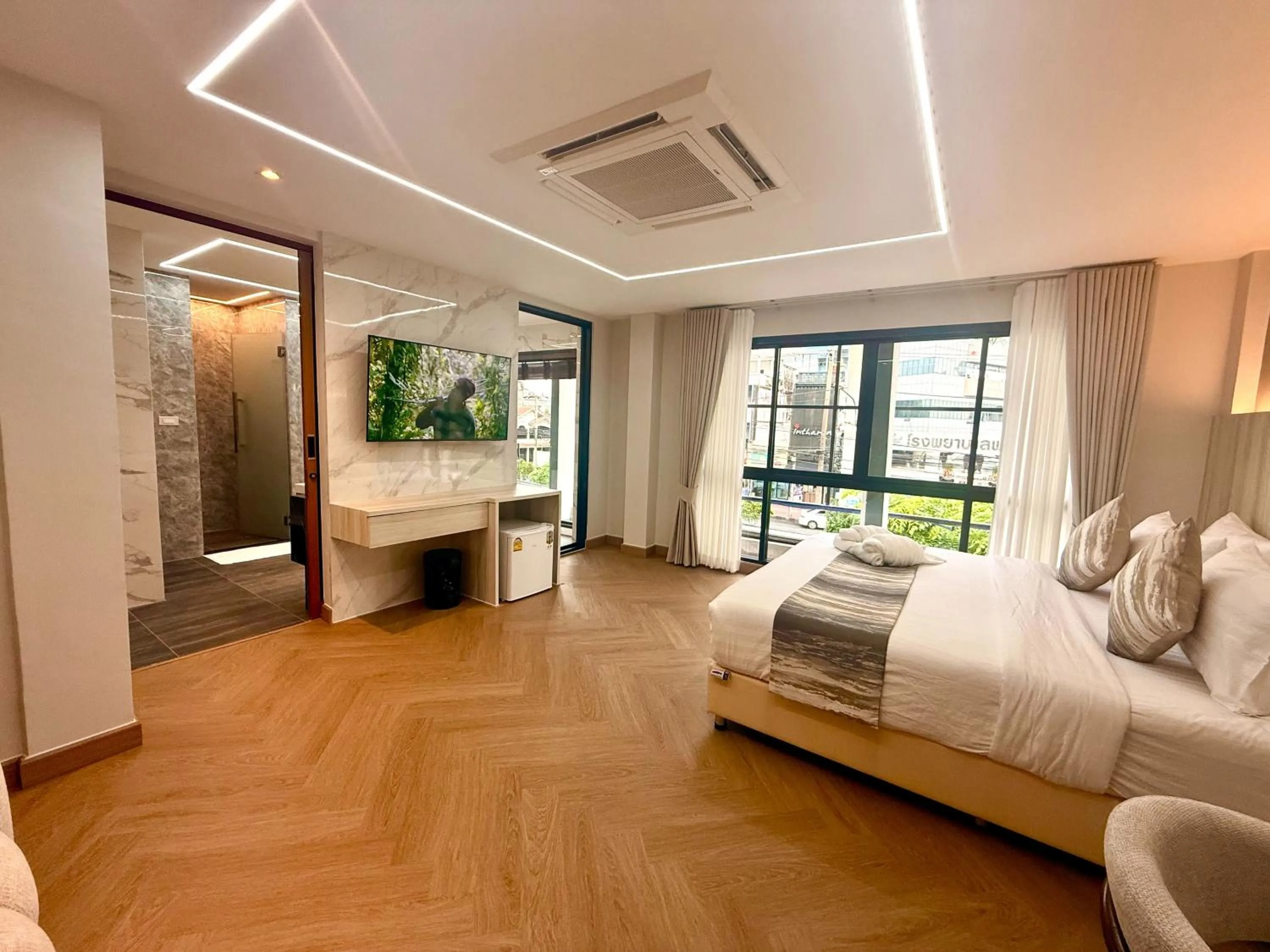 View (from property/room), Bed in Bed by Tha-Pra SHA Plus