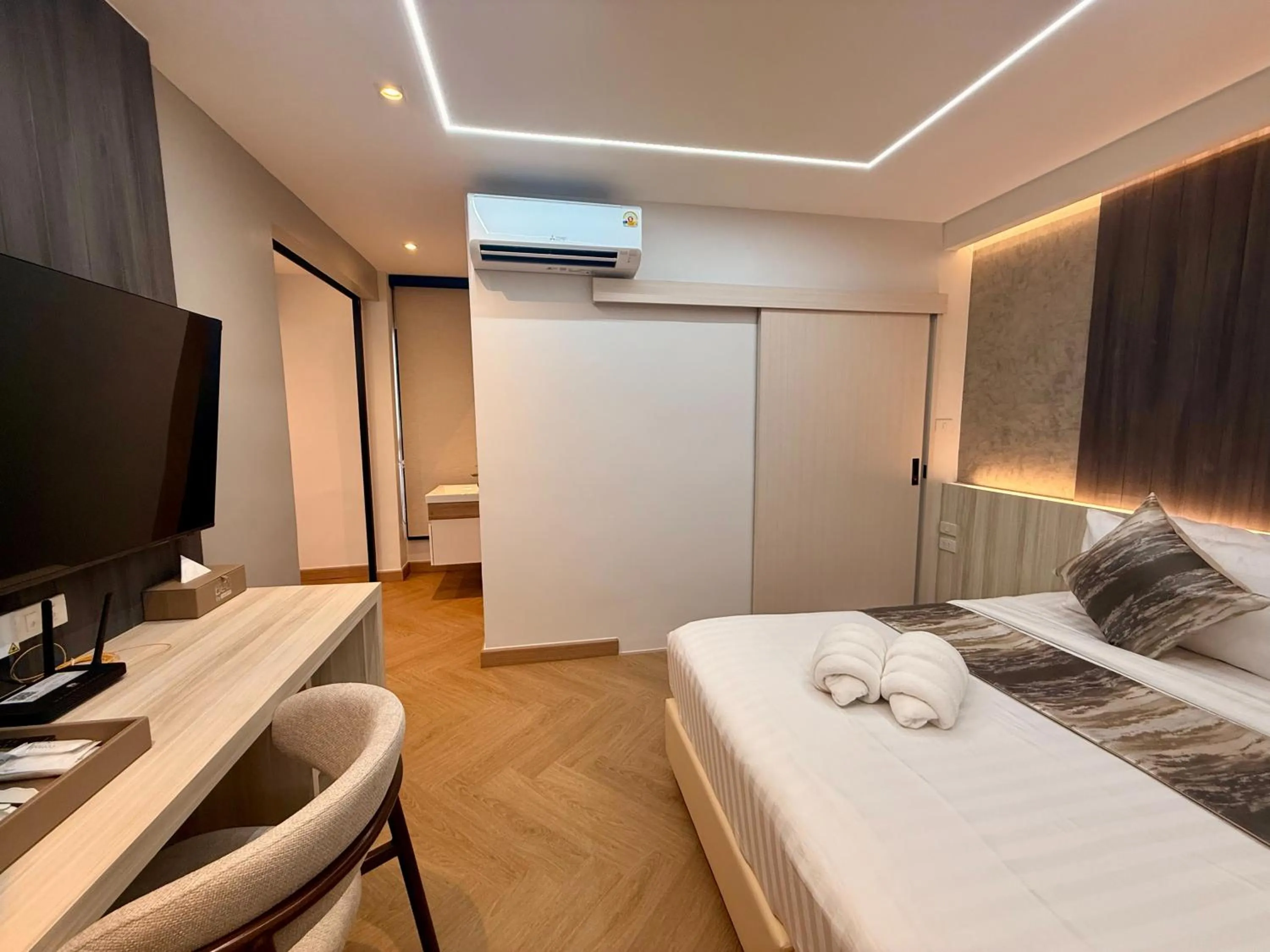 Photo of the whole room, Bed in Bed by Tha-Pra SHA Plus