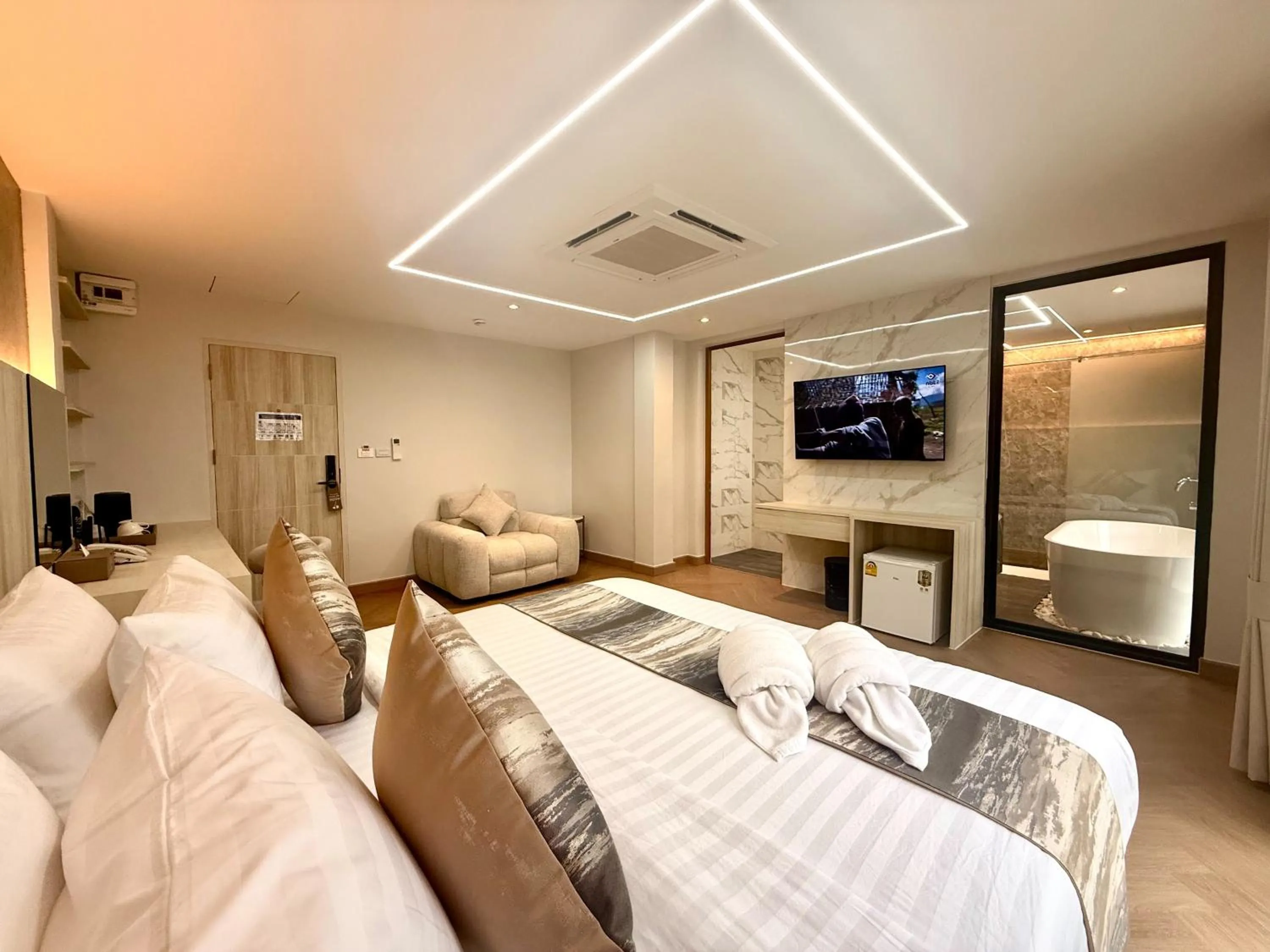 Photo of the whole room, Bed in Bed by Tha-Pra SHA Plus