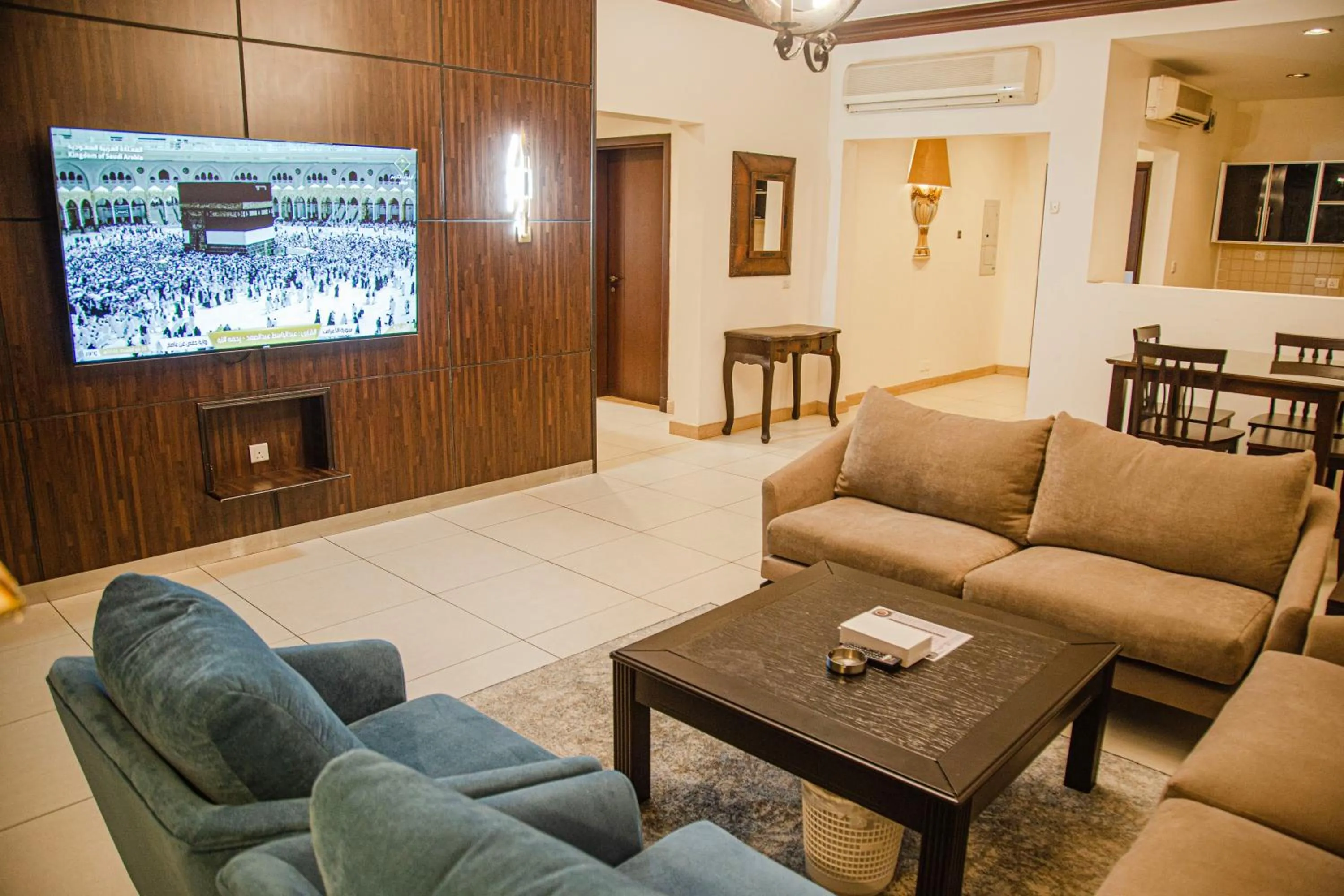 Living room in أورانس العالمية - Orans Suites