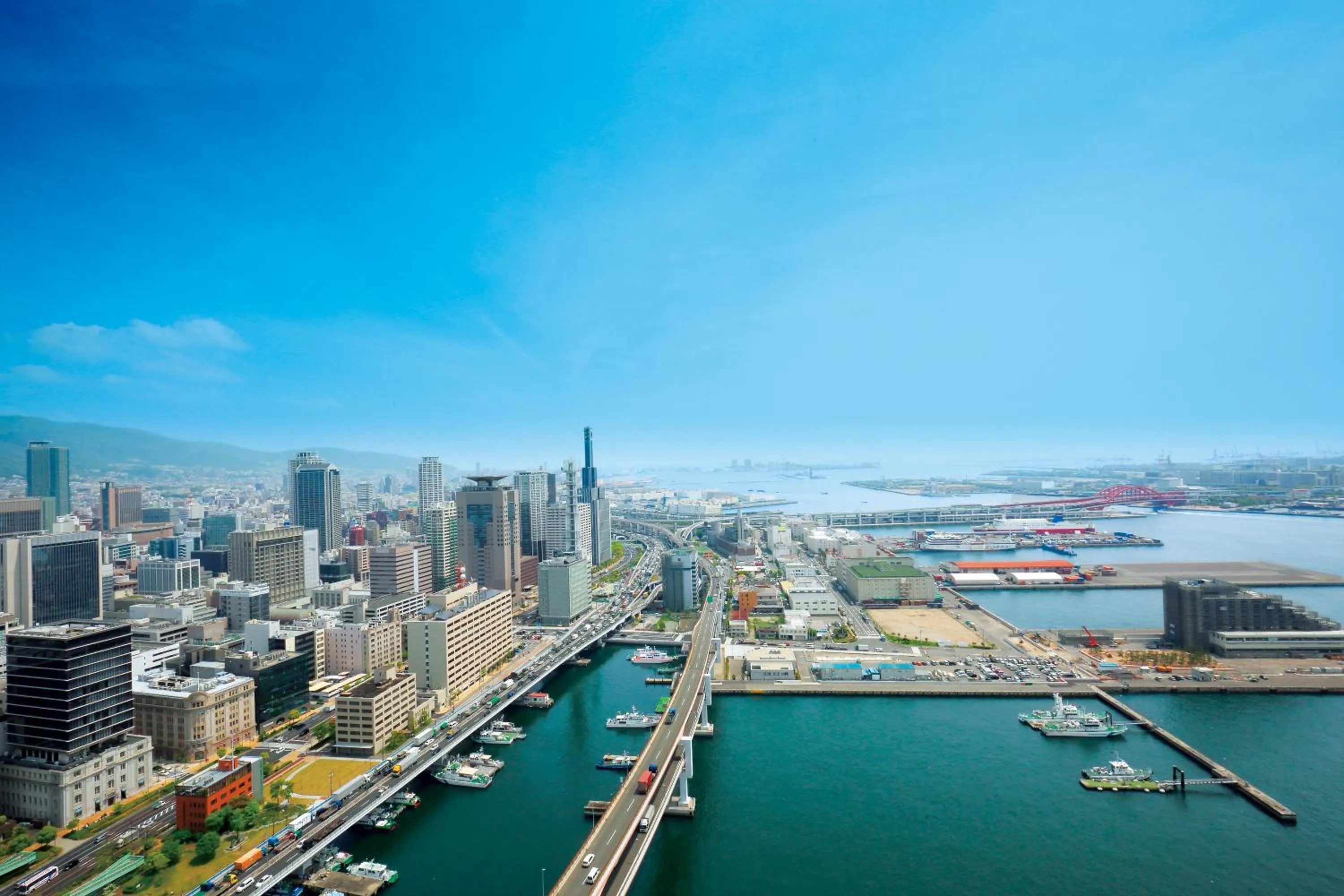 City view in Hotel Okura Kobe