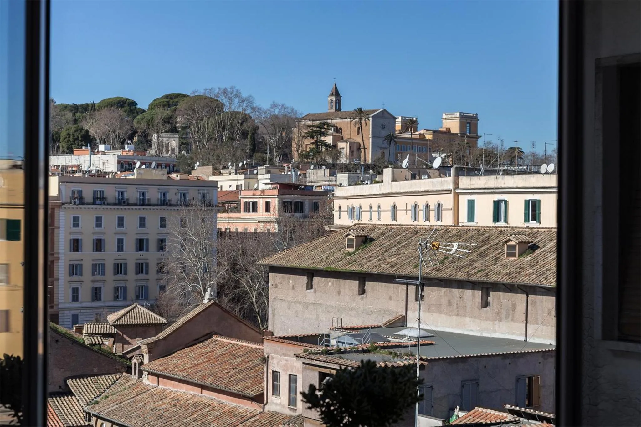 City view in Top Floor Trastevere