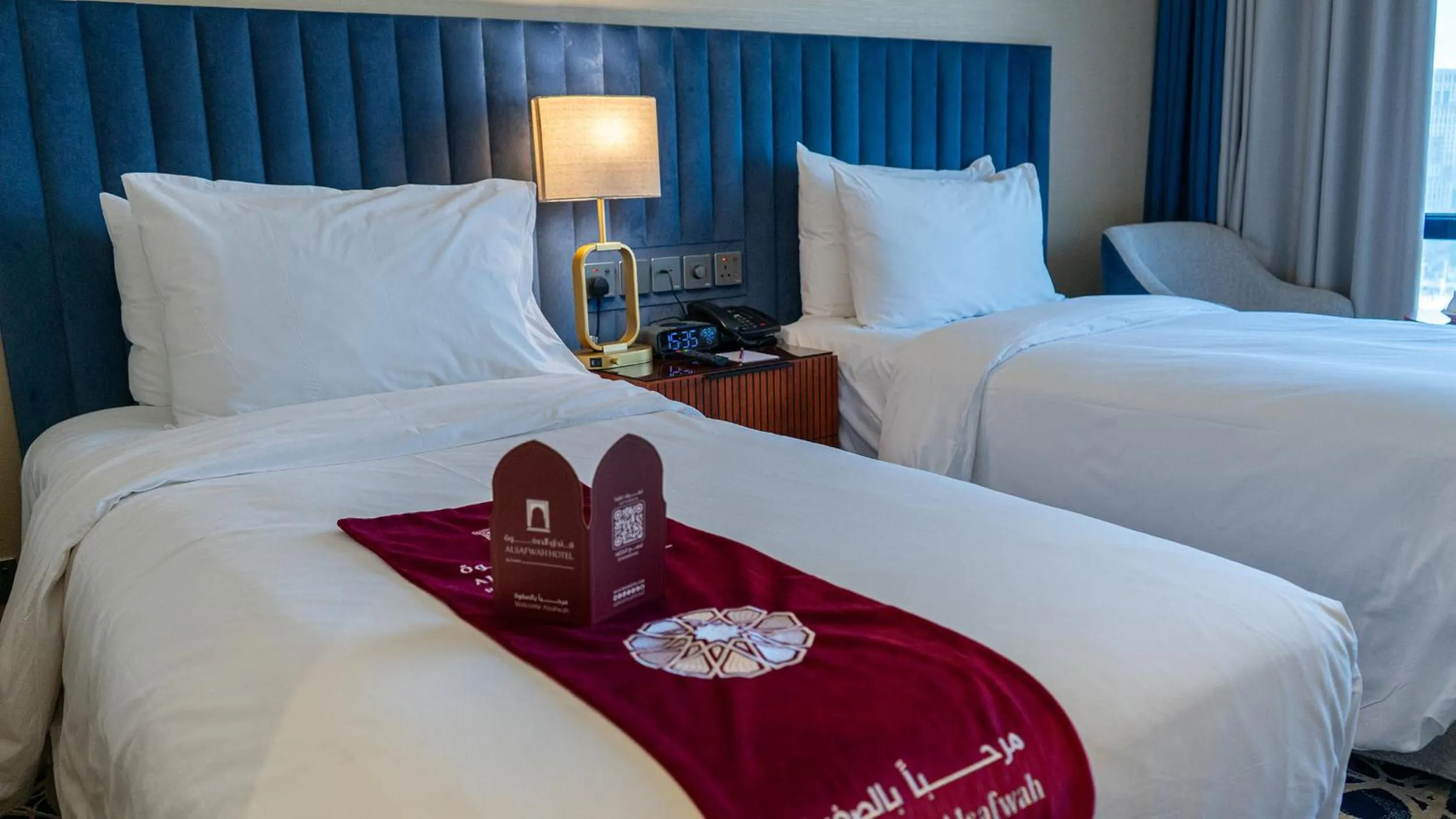 Bed in Al Safwah Hotel First Tower 1