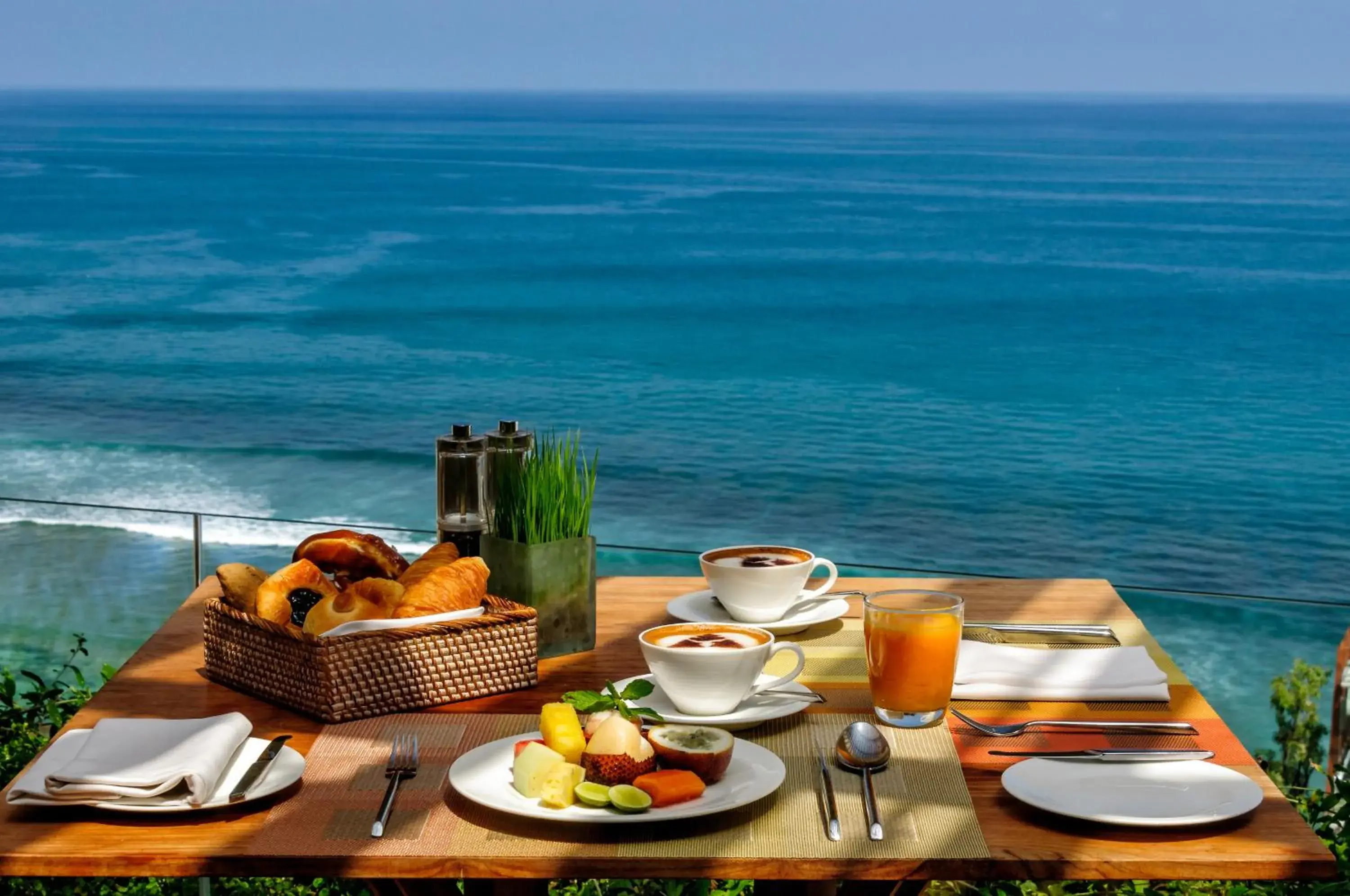 Breakfast in Anantara Uluwatu Bali Resort Breakfast in Anantara Uluwatu Bali Resort