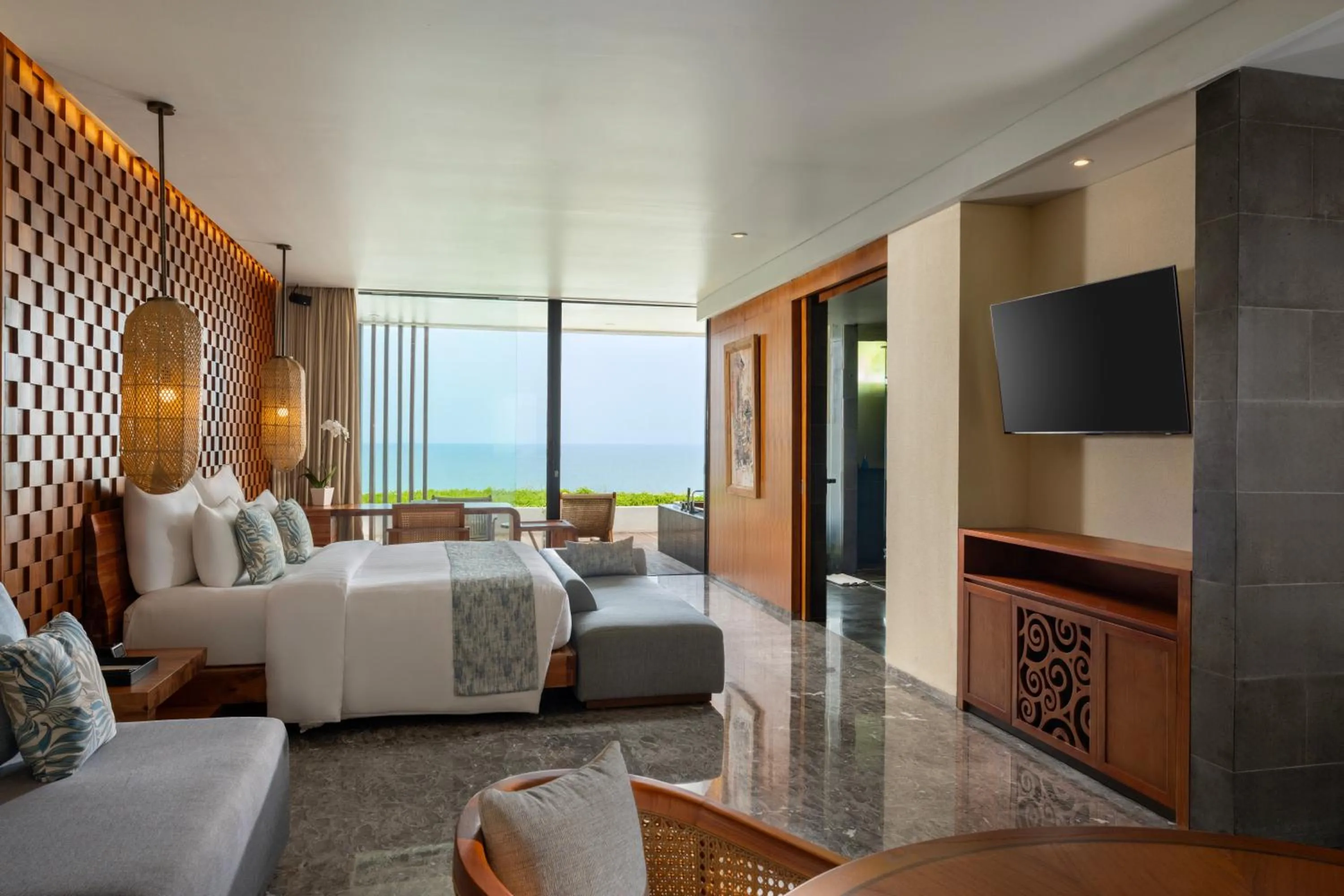 Bed in Anantara Uluwatu Bali Resort