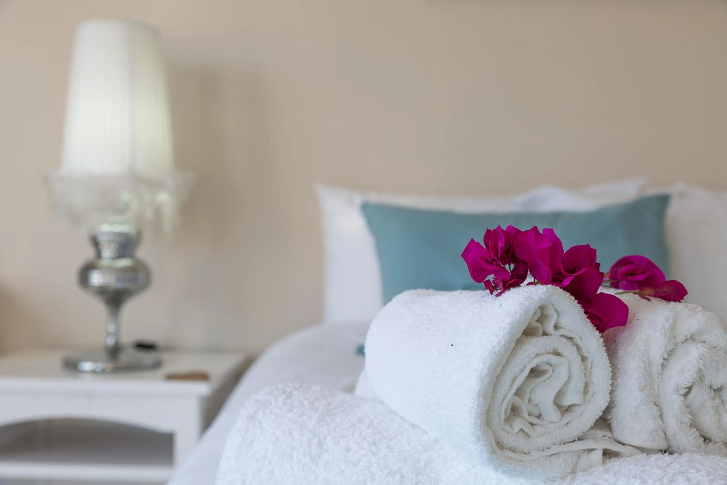 Decorative detail, Bed in Atlantic Beach Villa