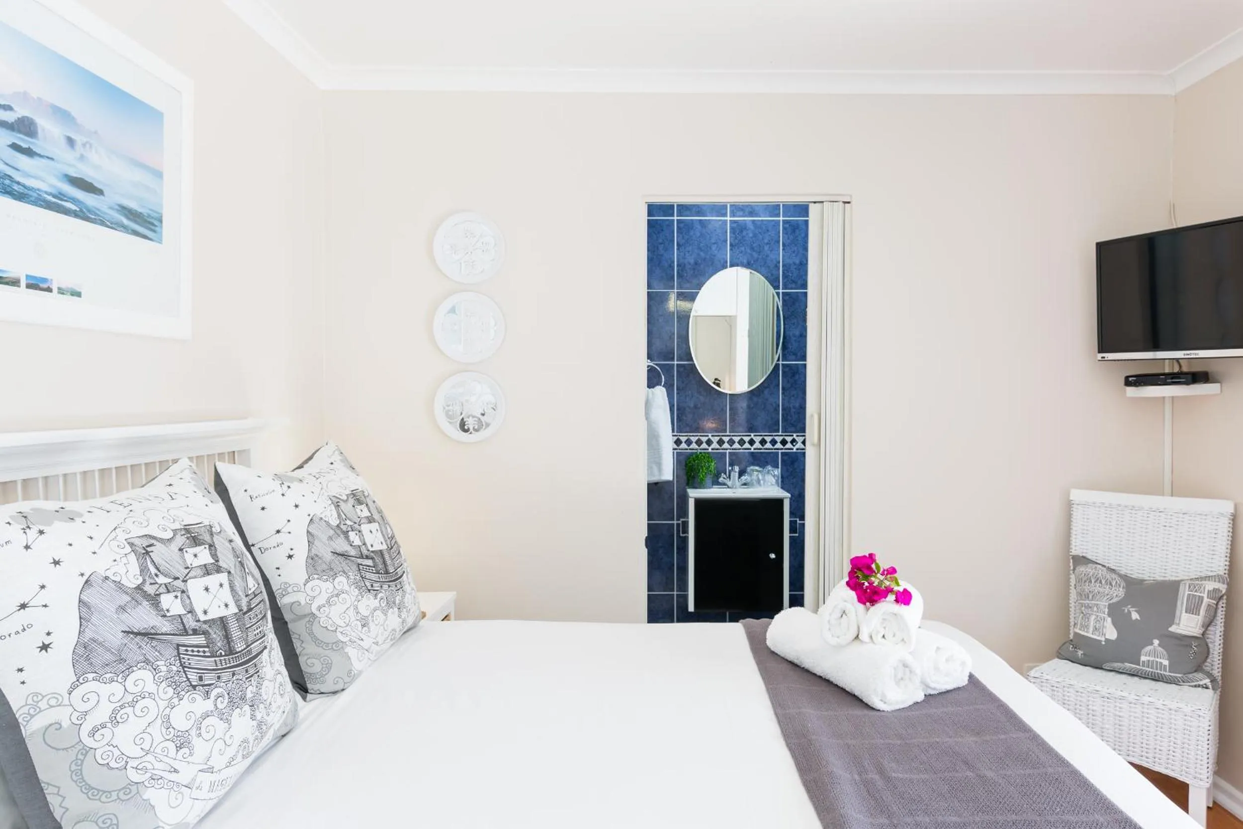 Bedroom, Bed in Atlantic Beach Villa