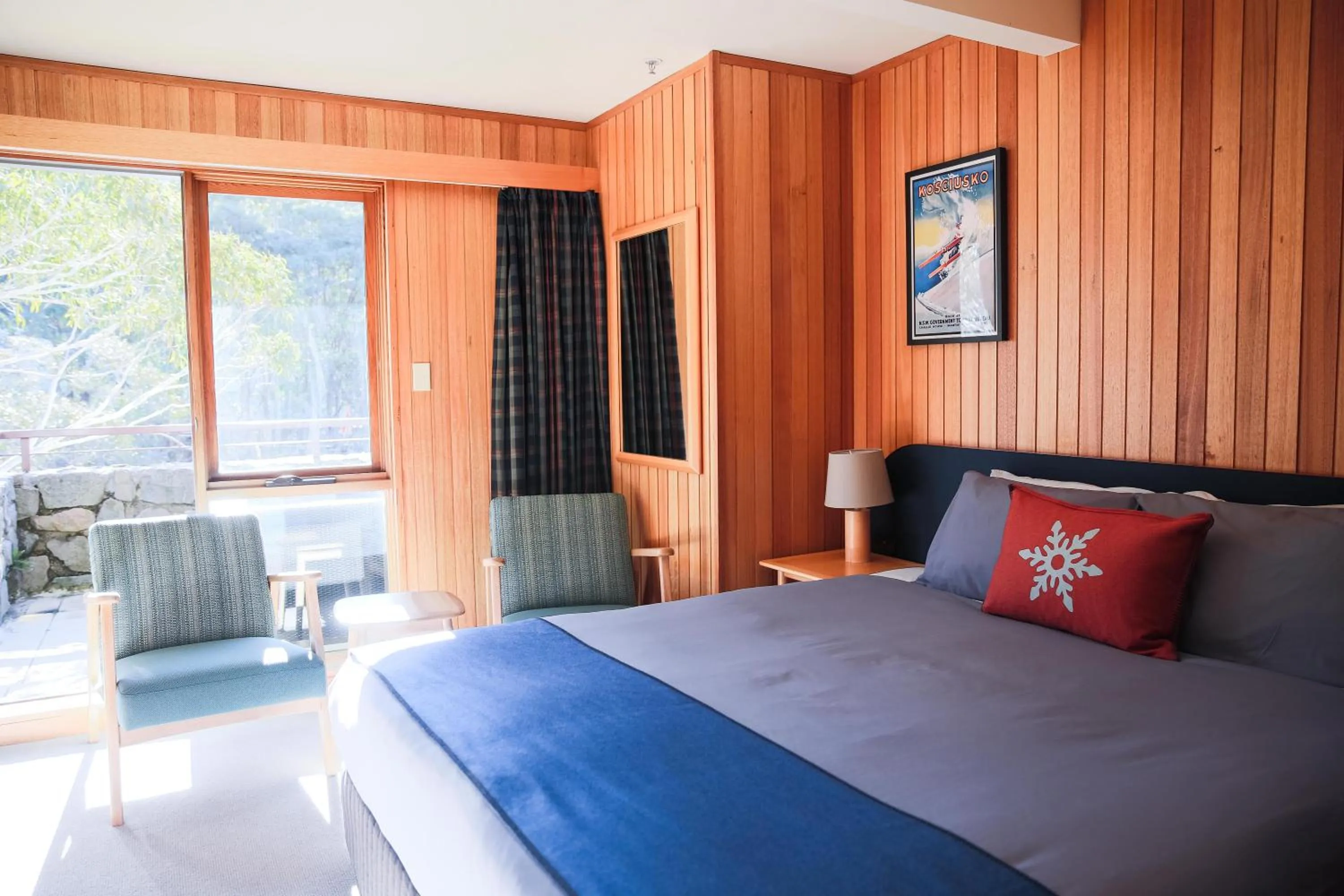 Bed in Thredbo Alpine Hotel