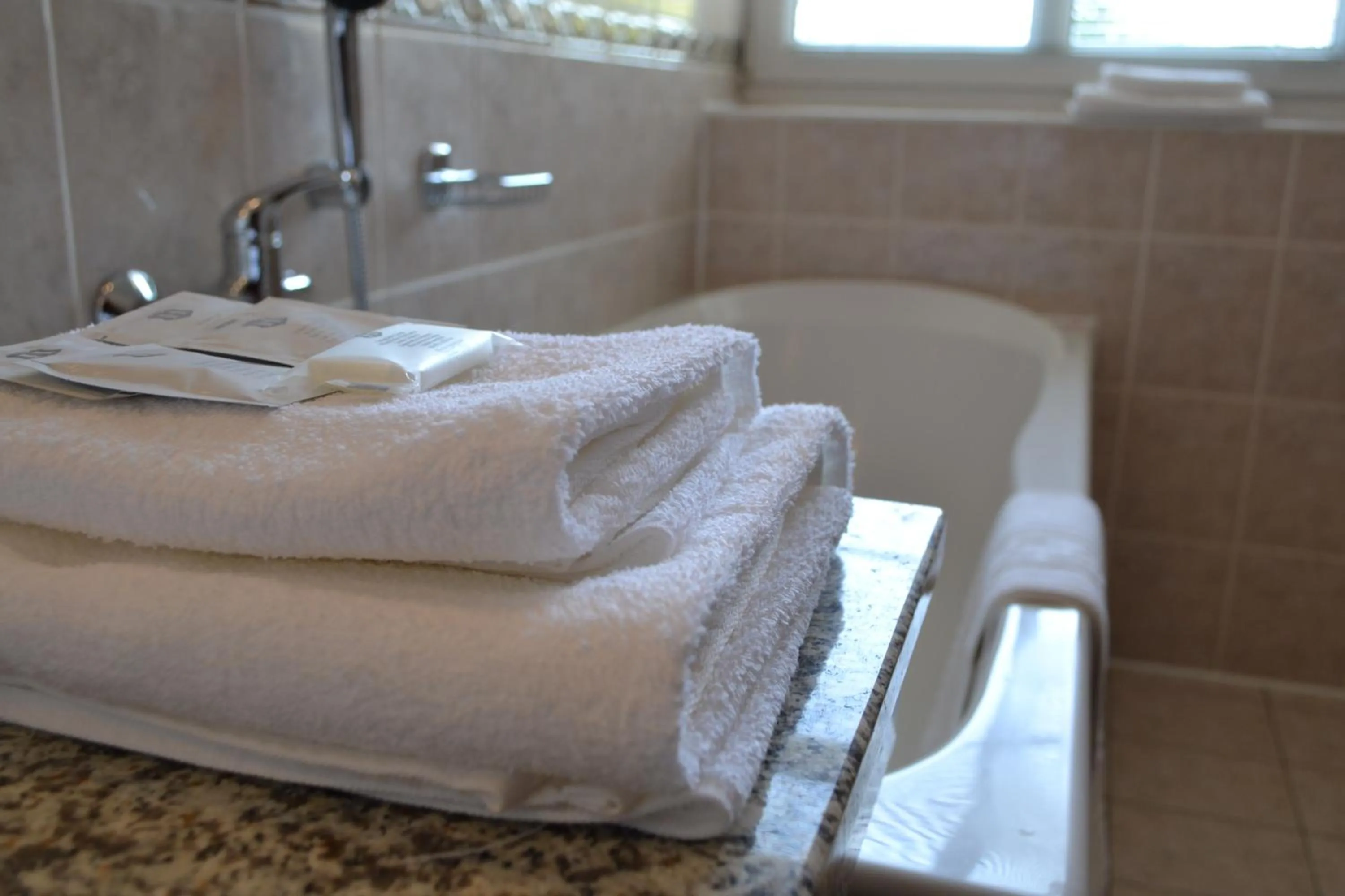 Bathroom in Greenwood hotel