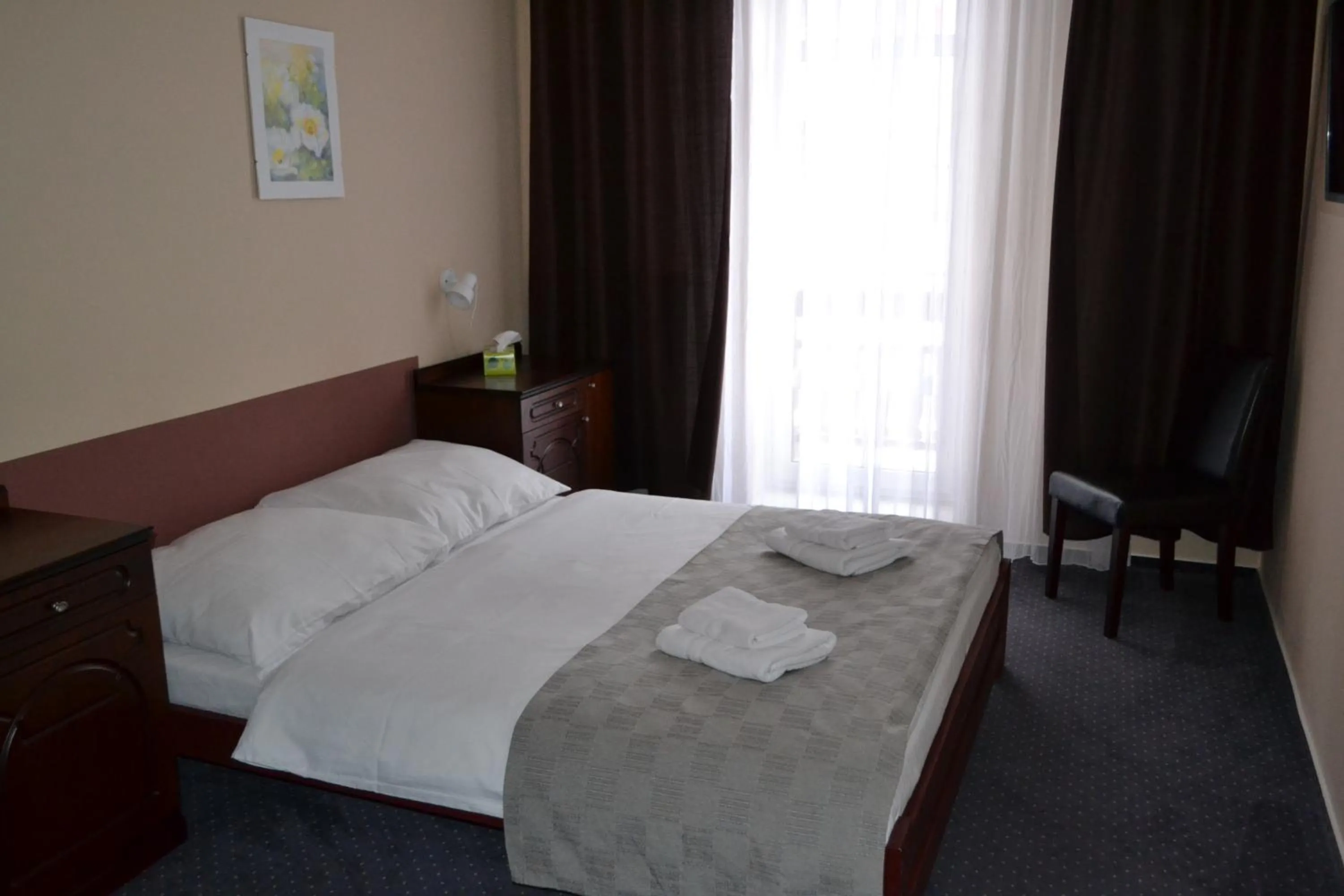 Bed in Greenwood hotel