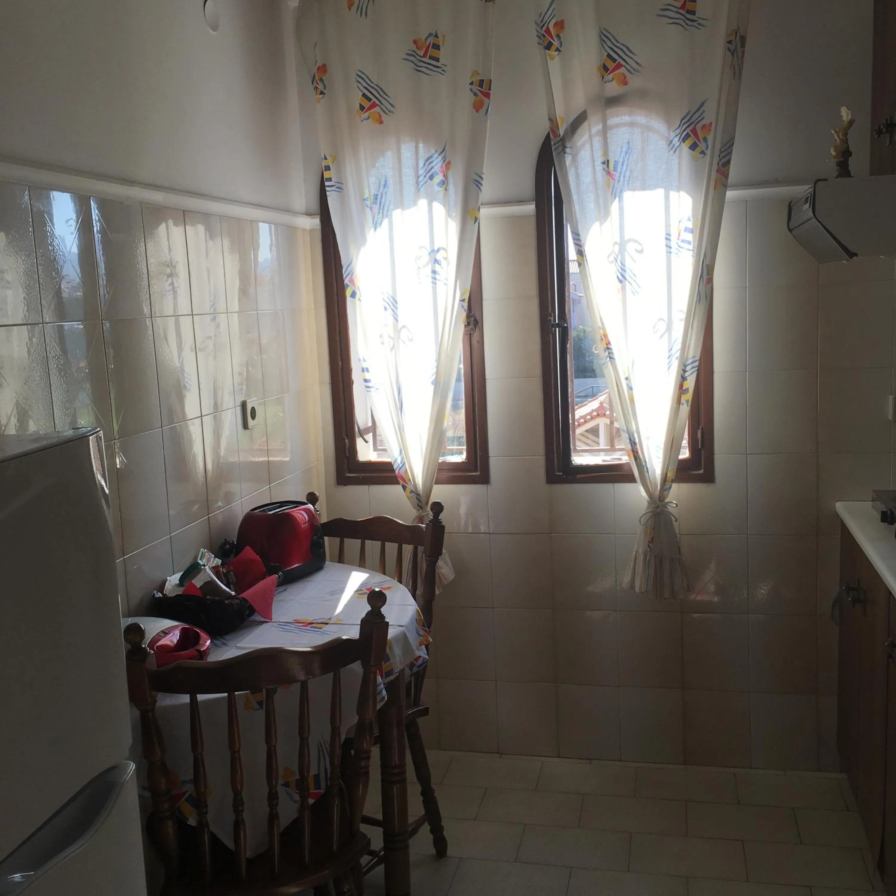 Kitchen or kitchenette in Chris Studios & Apartments