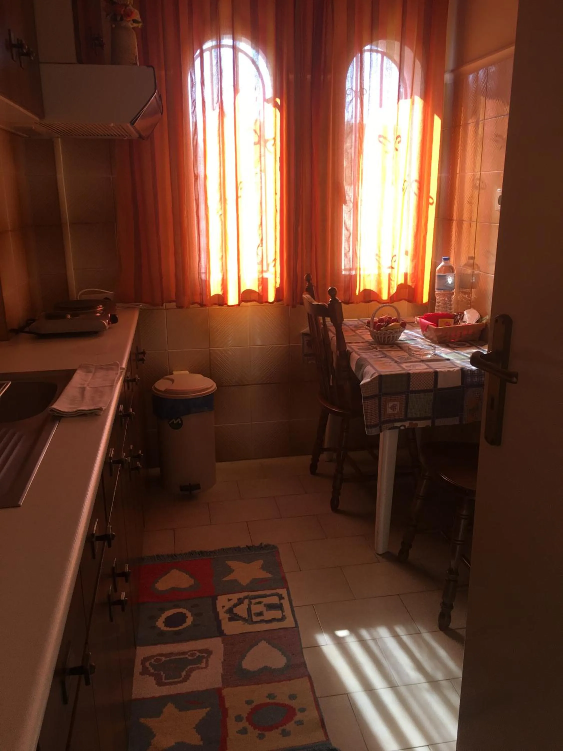 Kitchen or kitchenette in Chris Studios & Apartments