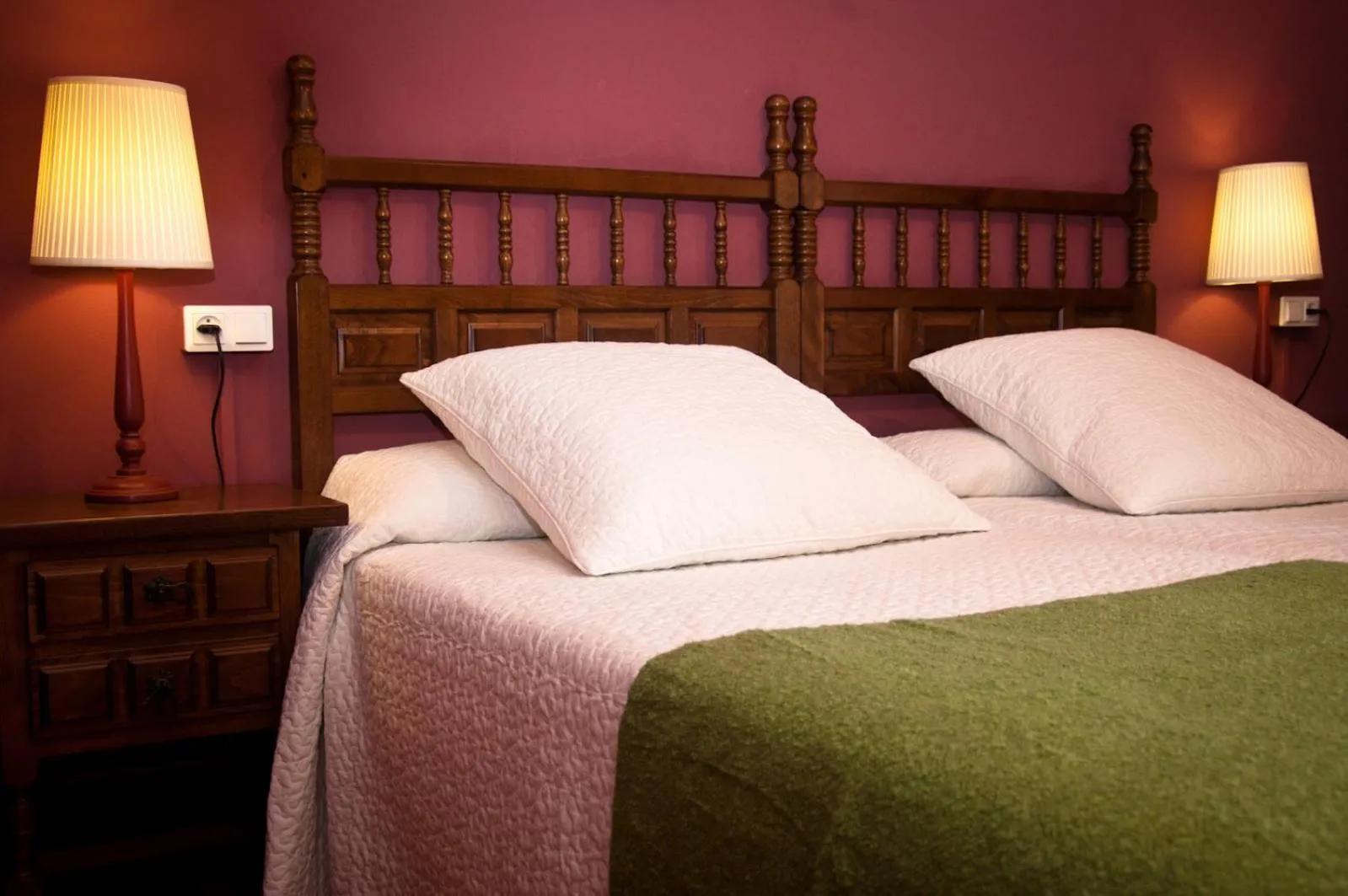 Bed in Hotel Villa Miramar