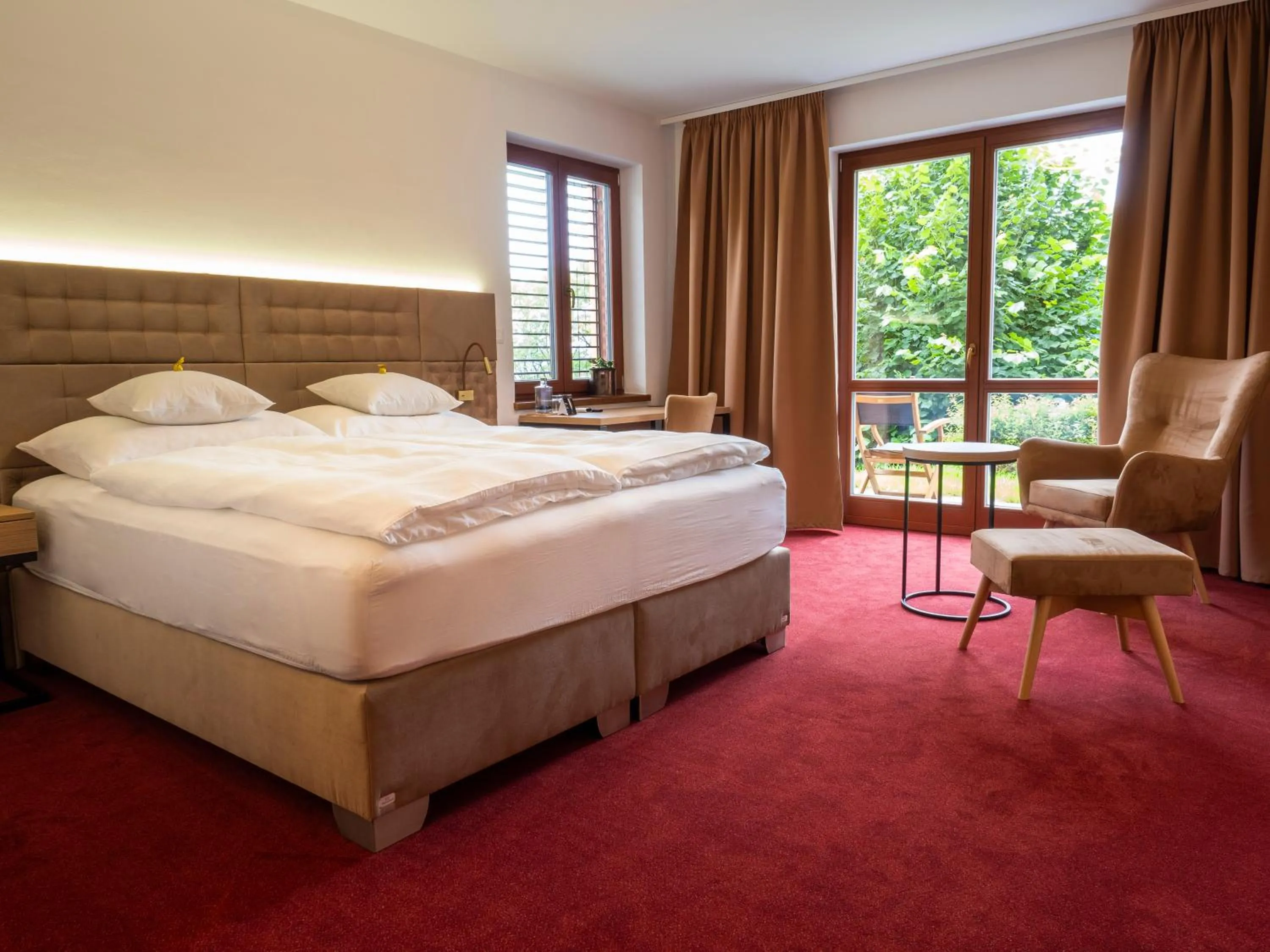 Bed in Hotel Cvilín